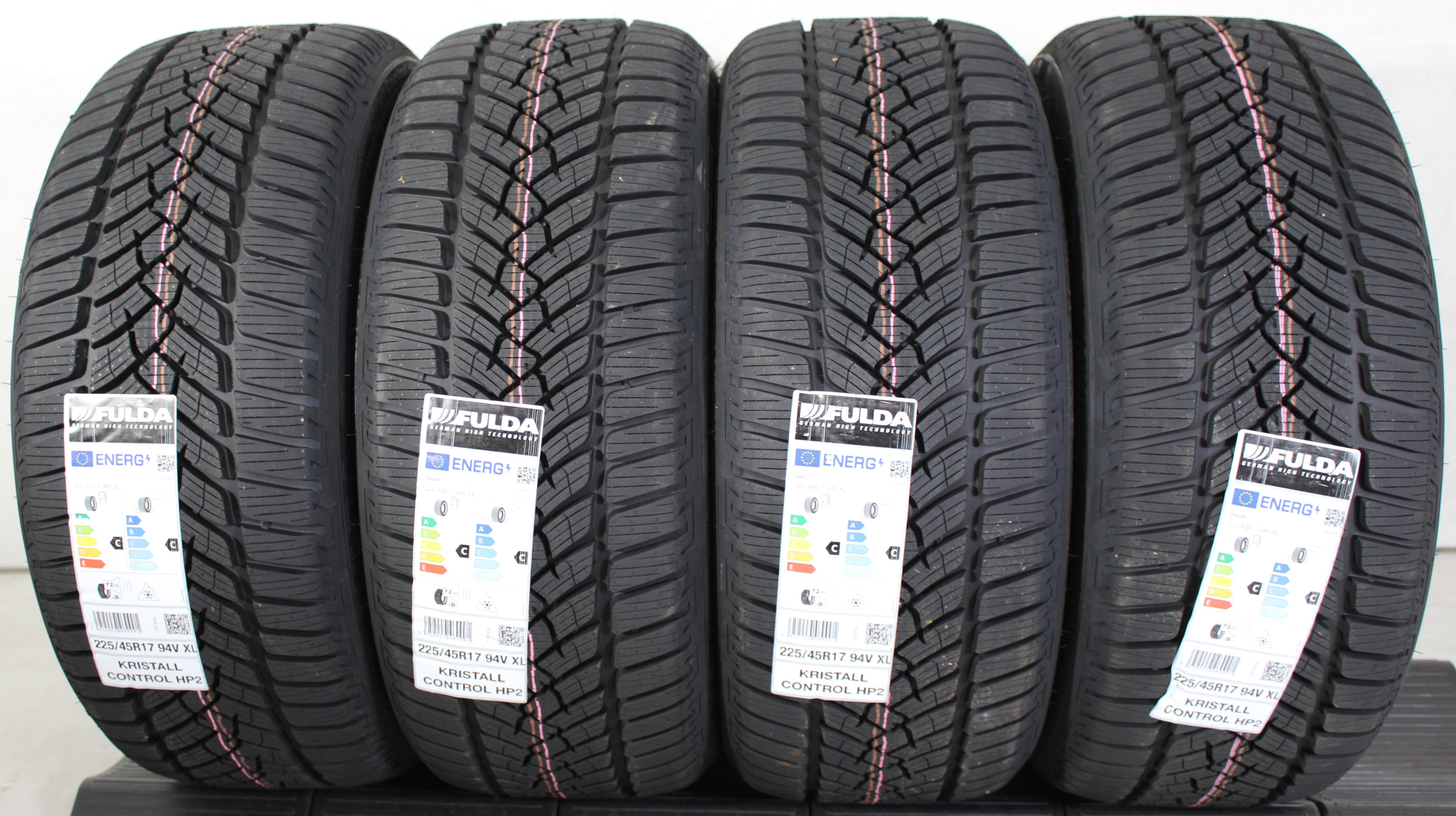 4 x 225/45R17 94V Winterreifen Fulda Kristall Control HP2 2024 XL NEU