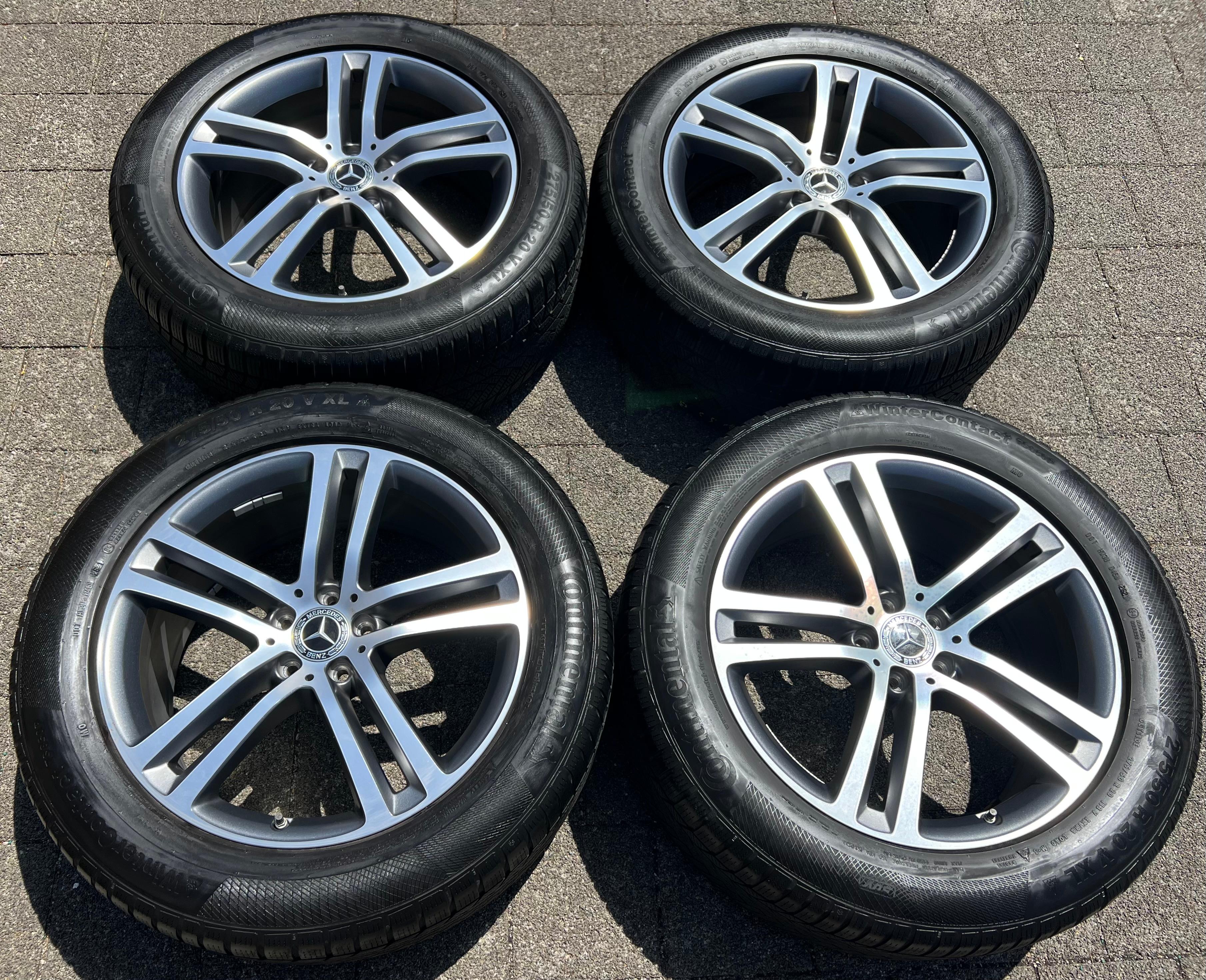 4 ORIGINAL 20" ALUFELGEN MERCEDES GLE COUPE C167 A1674012400 A1674012500 RDKS FREIHAUS