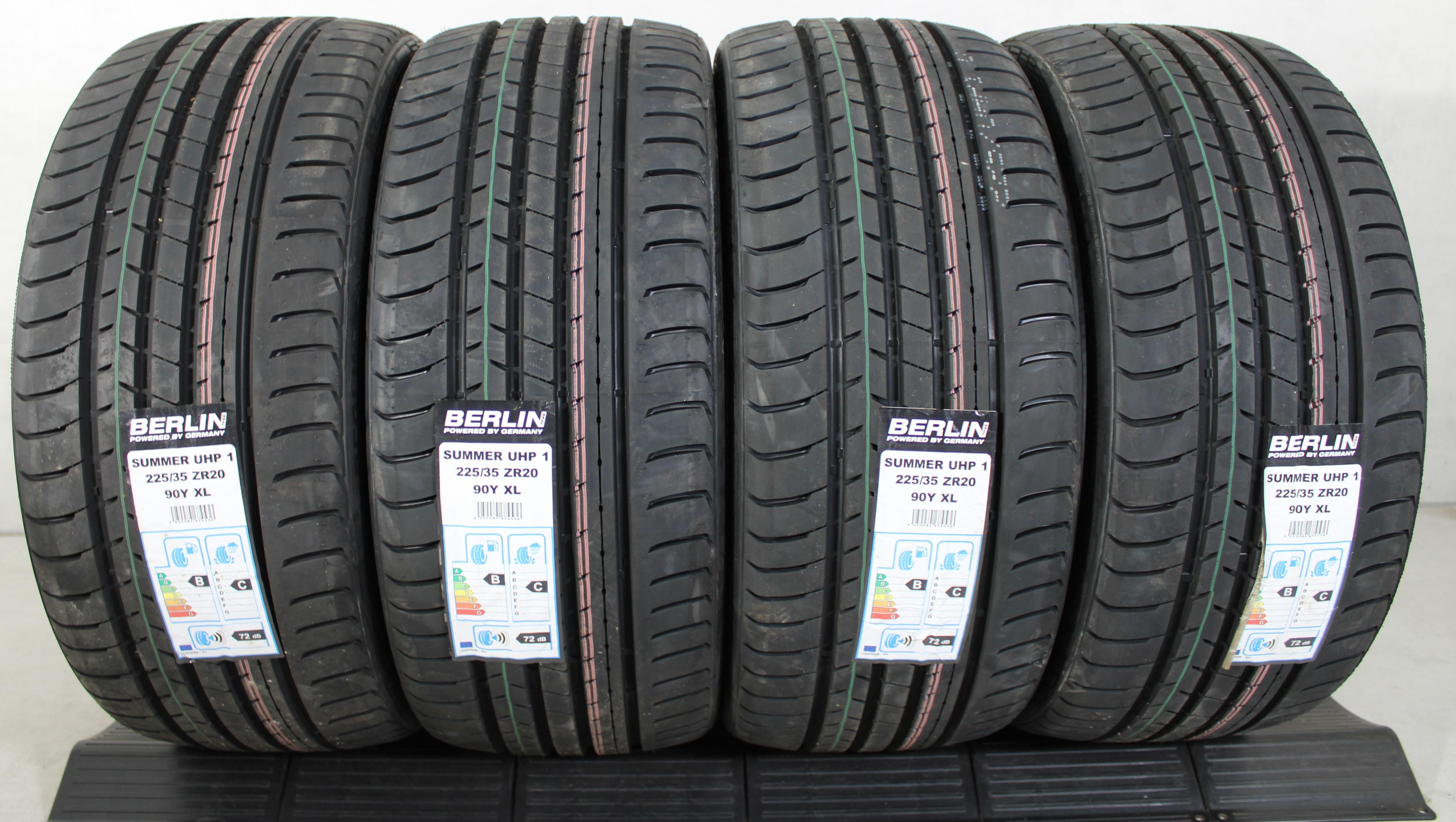 4 x 225/35R20 90Y Sommerreifen Berlin Tires Summer UHP1 2019 XL