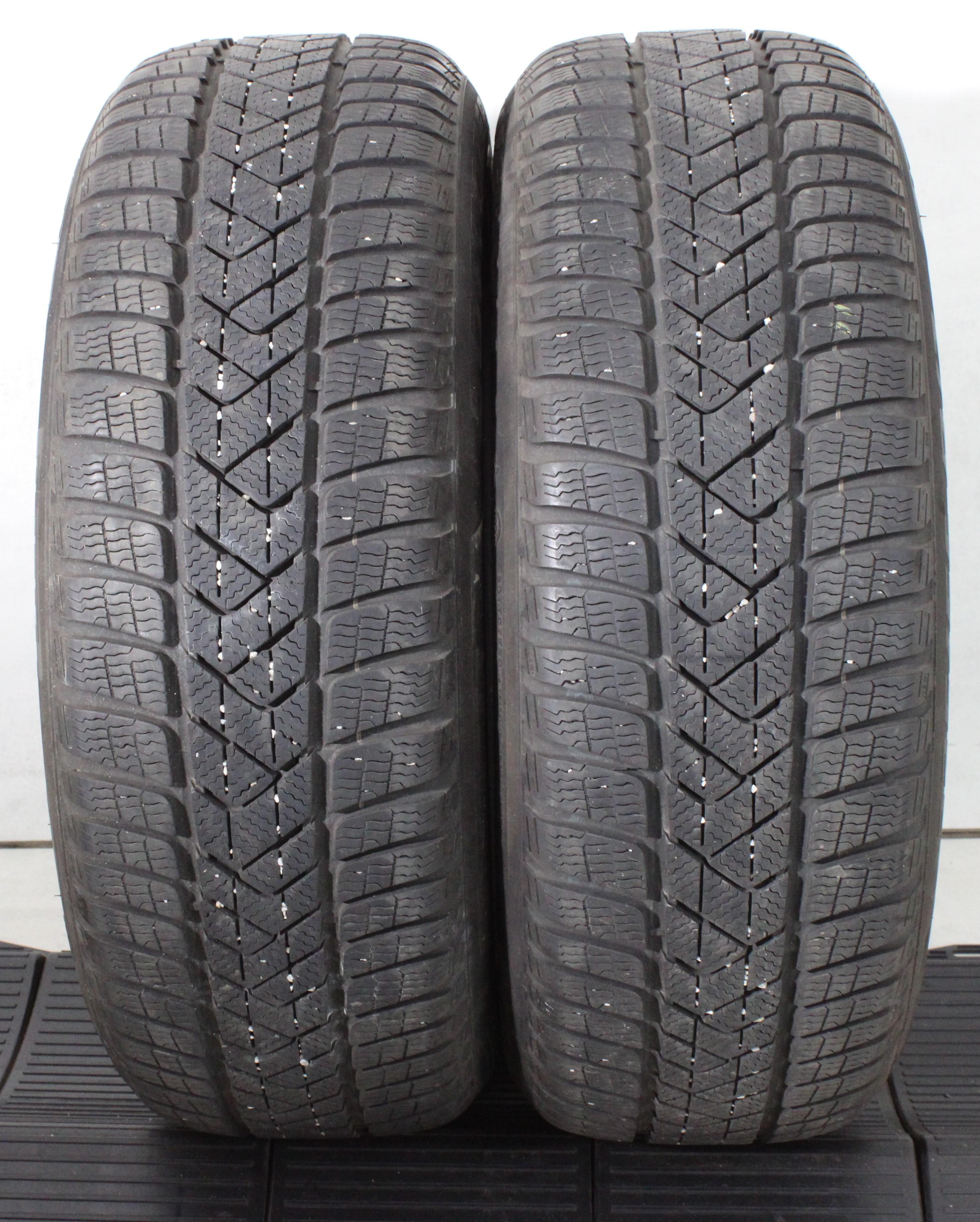 2 x 225/55R17 97H Winterreifen Pirelli Sottozero 3 * Runflat 1x6-6,5mm/1x6,5-7mm 2015