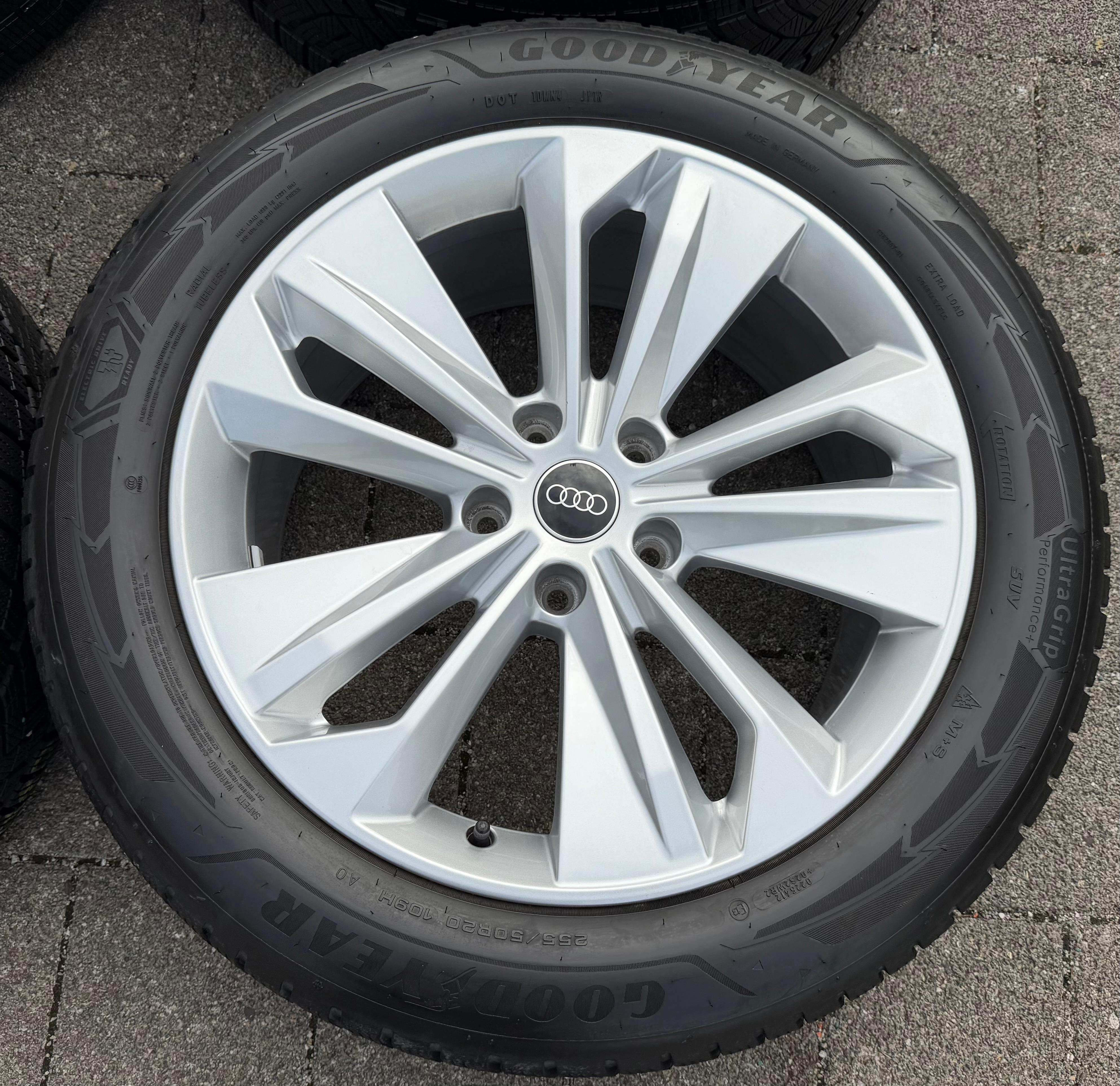 4 RUOTE IN LEGA ORIGINALI DA 20" INVERNALI AUDI Q6 SQ6 E-TRON GF 255/50R20 109V 285/45R20 112V