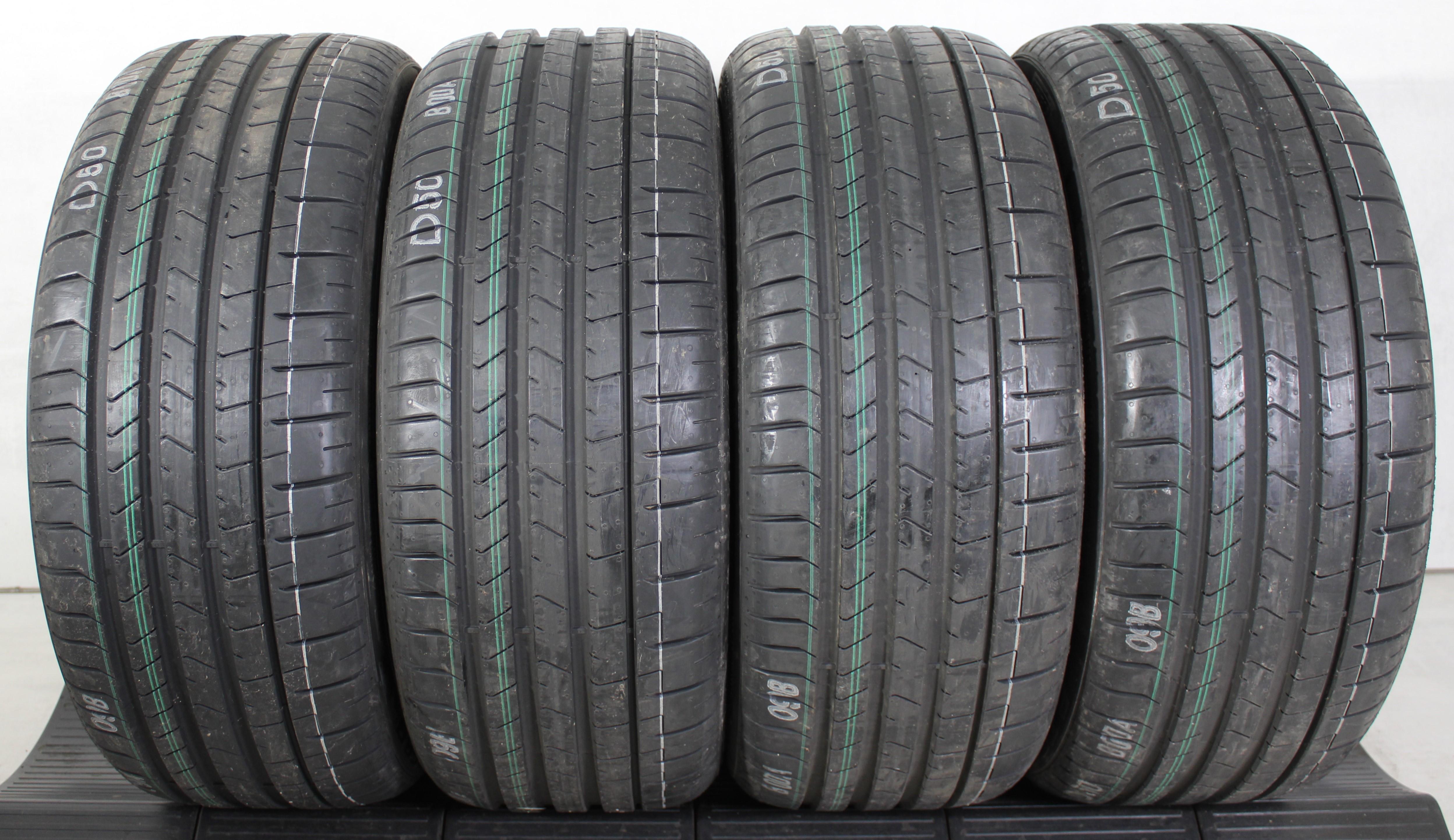 4 x 225/40R18 92Y Sommerreifen Pirelli Pzero PZ4 Volles Profil 2019 AO NEU Freihaus