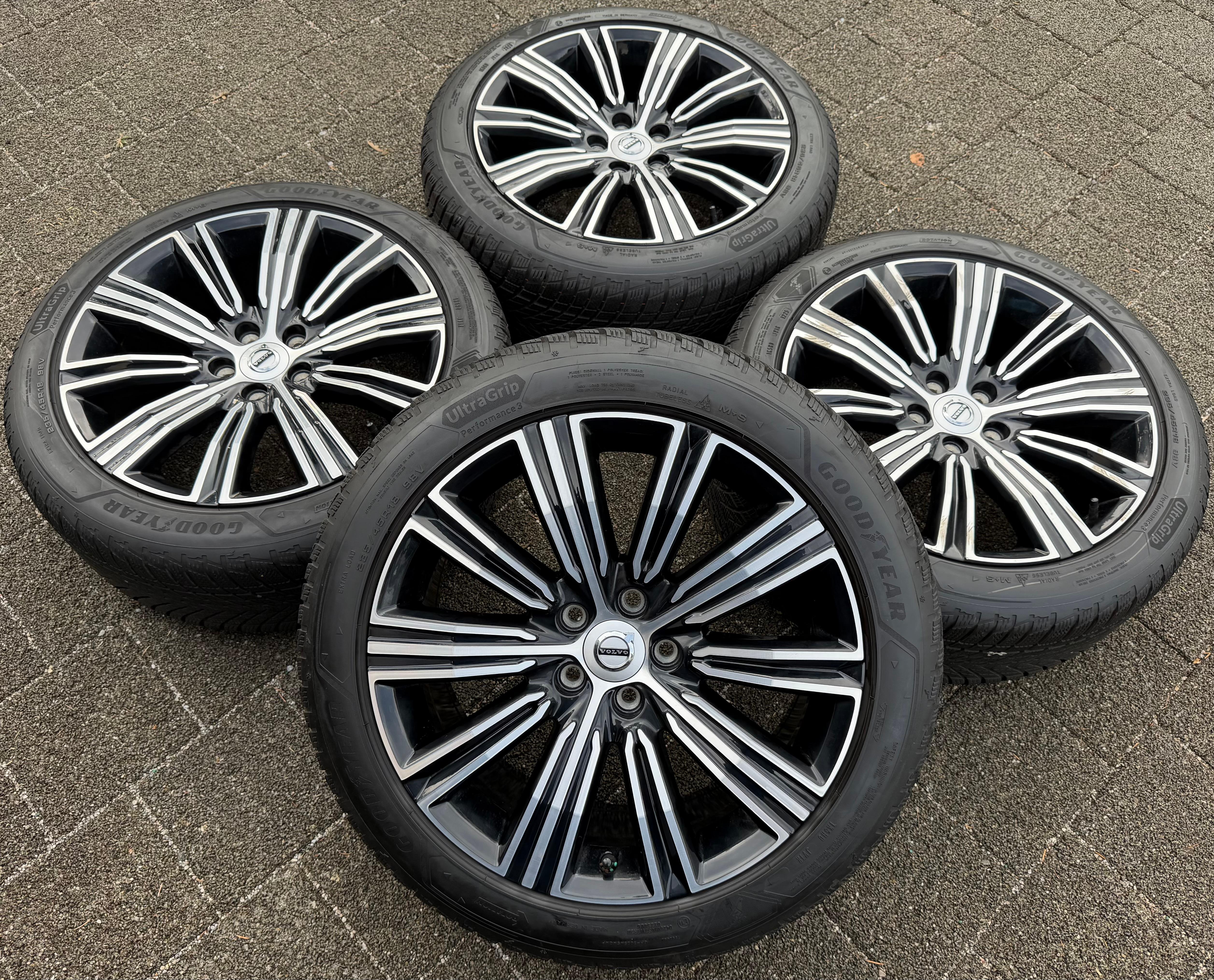 4 ruedas de invierno de aleación originales de 18" VOLVO S60 V60 235/45R18 98V 31471312 2025