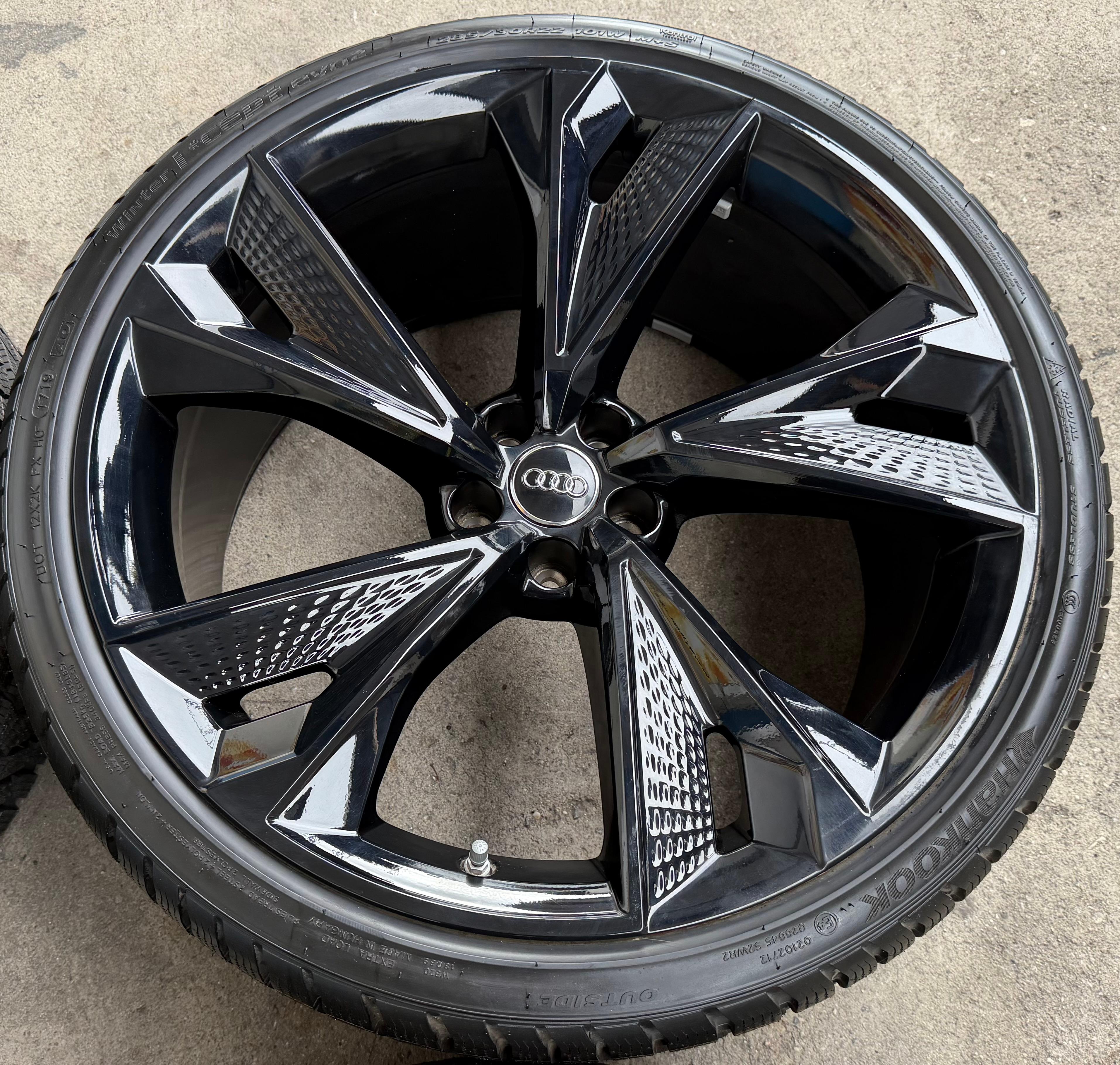 4 Original 22" Alu Winterräder Audi RS6 4K RS7 4K0601025BC 285/30R22 101W HANKOOK