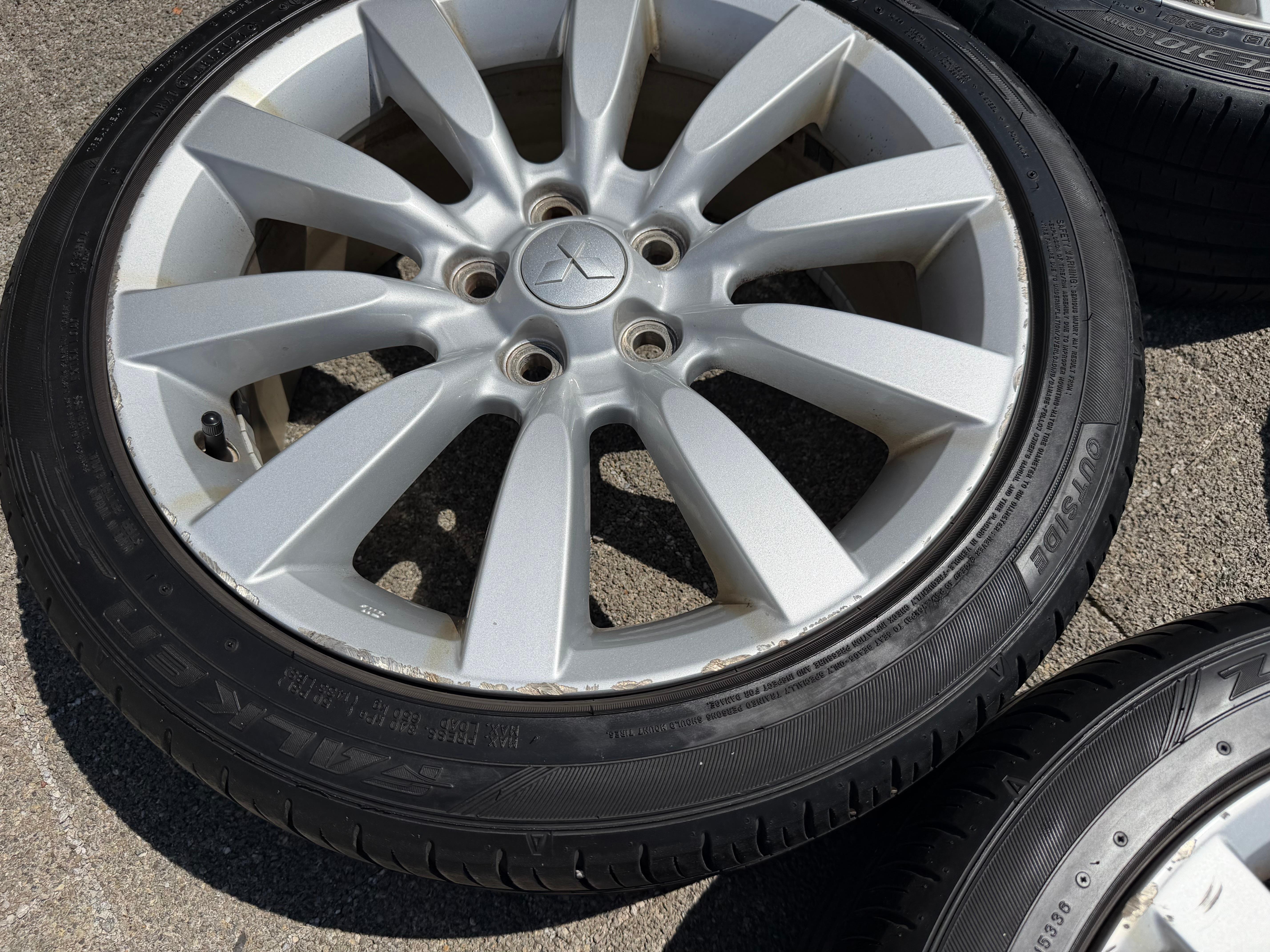 4 Original 18" Alu Sommerräder Mitsubishi Lancer CX 215/45R18 93W FALKEN