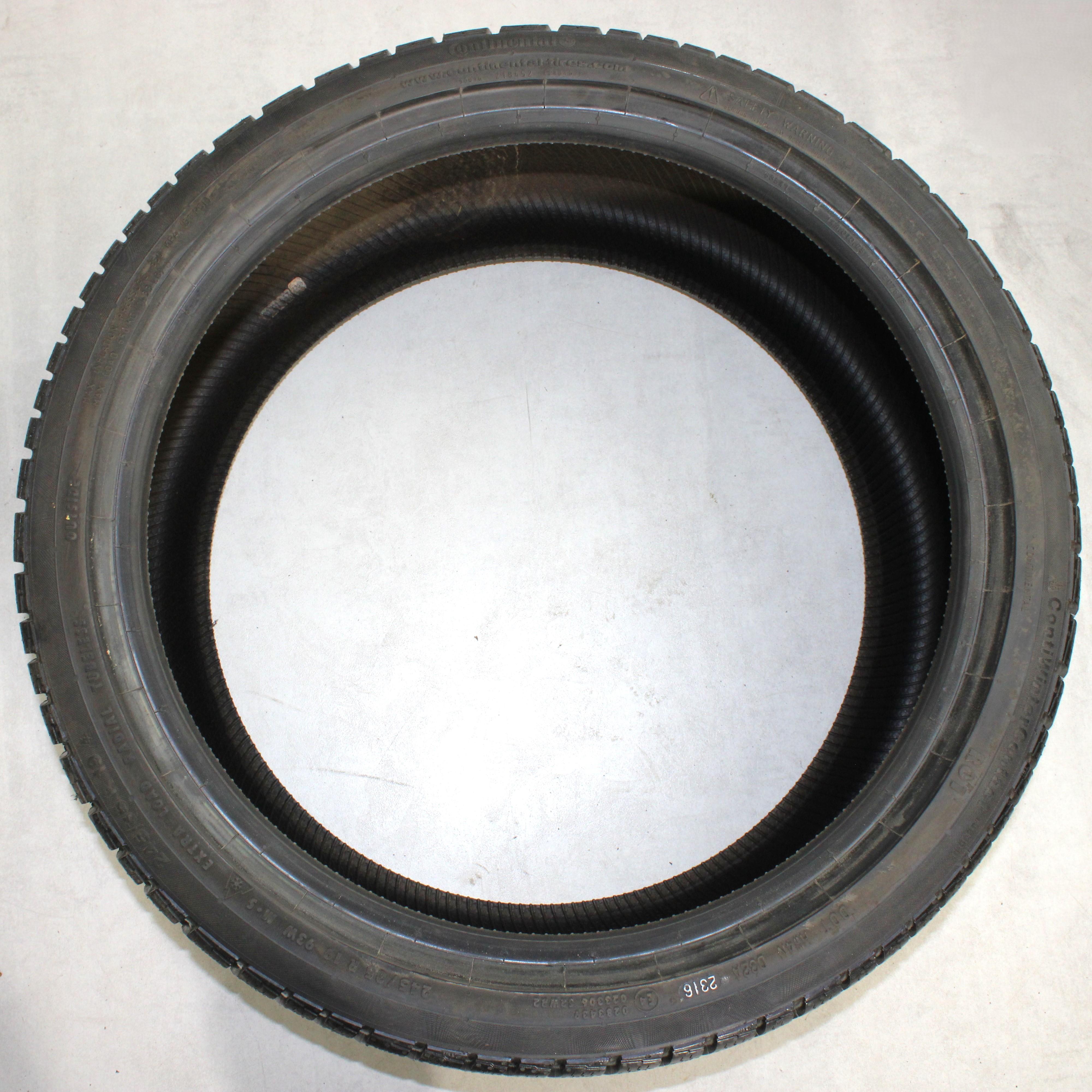 4 x 245/35R19 93W Pneumatici invernali Continental Winter Contact TS830P R01 Battistrada completo 2016 XL NUOVI