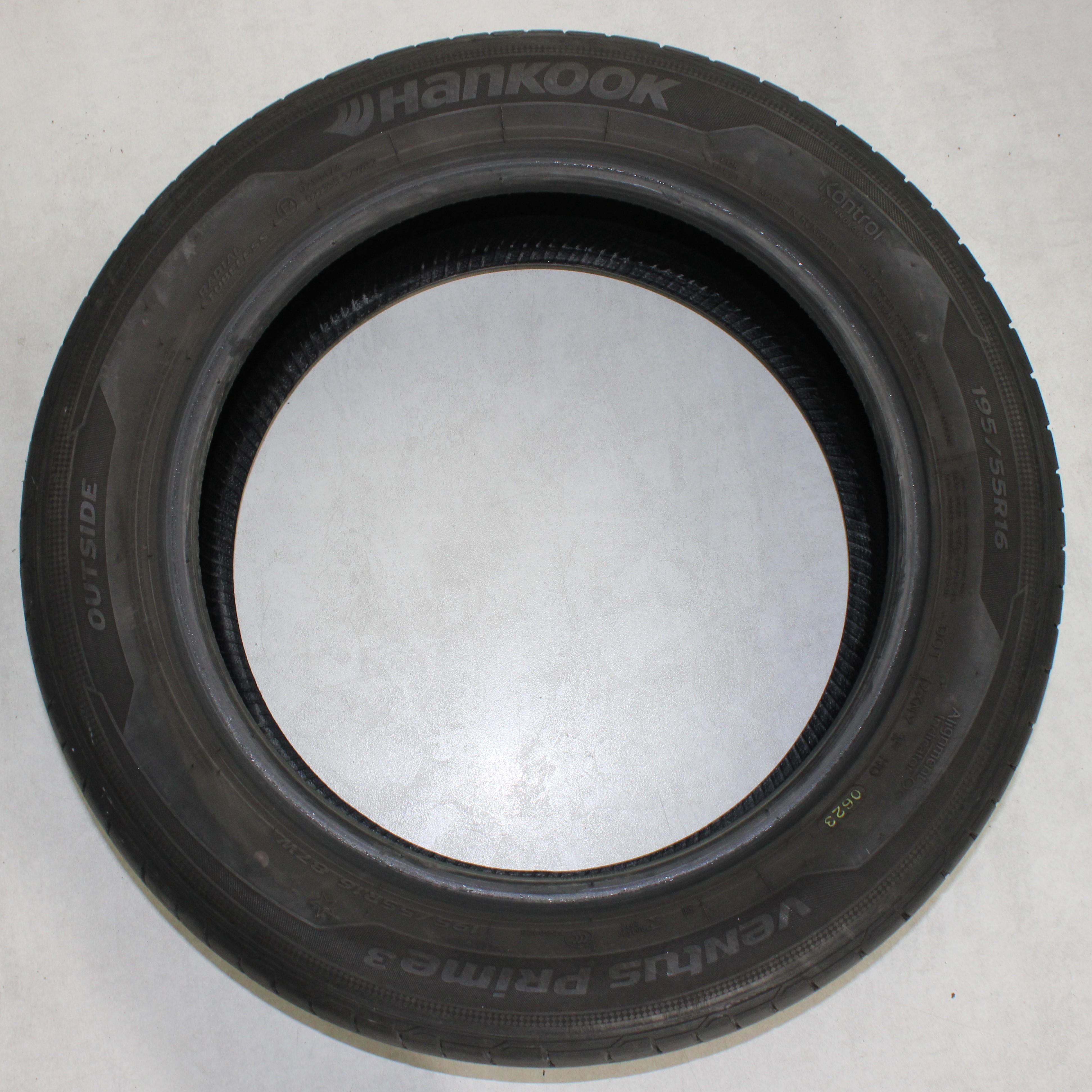 2 x 195/55R16 87W Sommerreifen Hankook Ventus Prime 3 * 5,5-6mm 2023