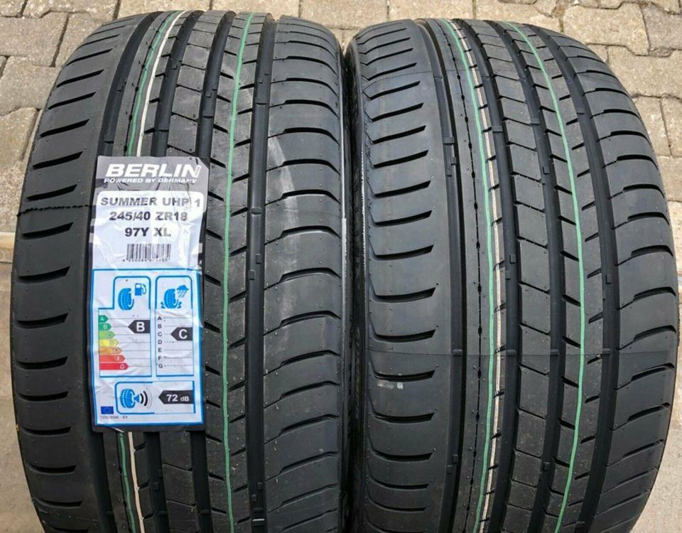 2 X 245/40R18 97Y BERLIN TIRES SUMMER UHP1 NEUMÁTICOS DE VERANO 2020 NUEVOS