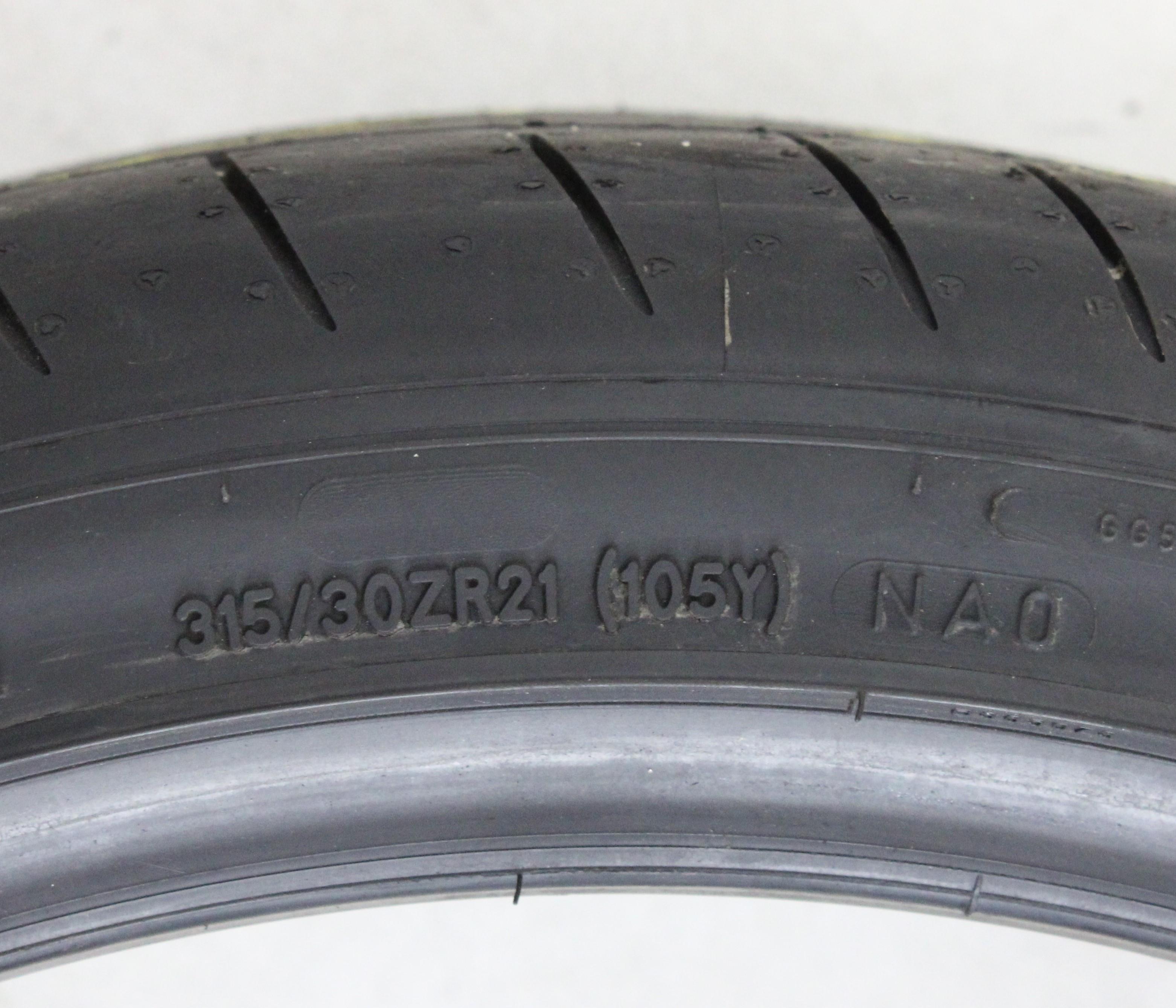 2 x 315/30R21 105Y Sommerreifen Goodyear Eagle F1 Super Sport NA0 Volles Profil 2025 XL