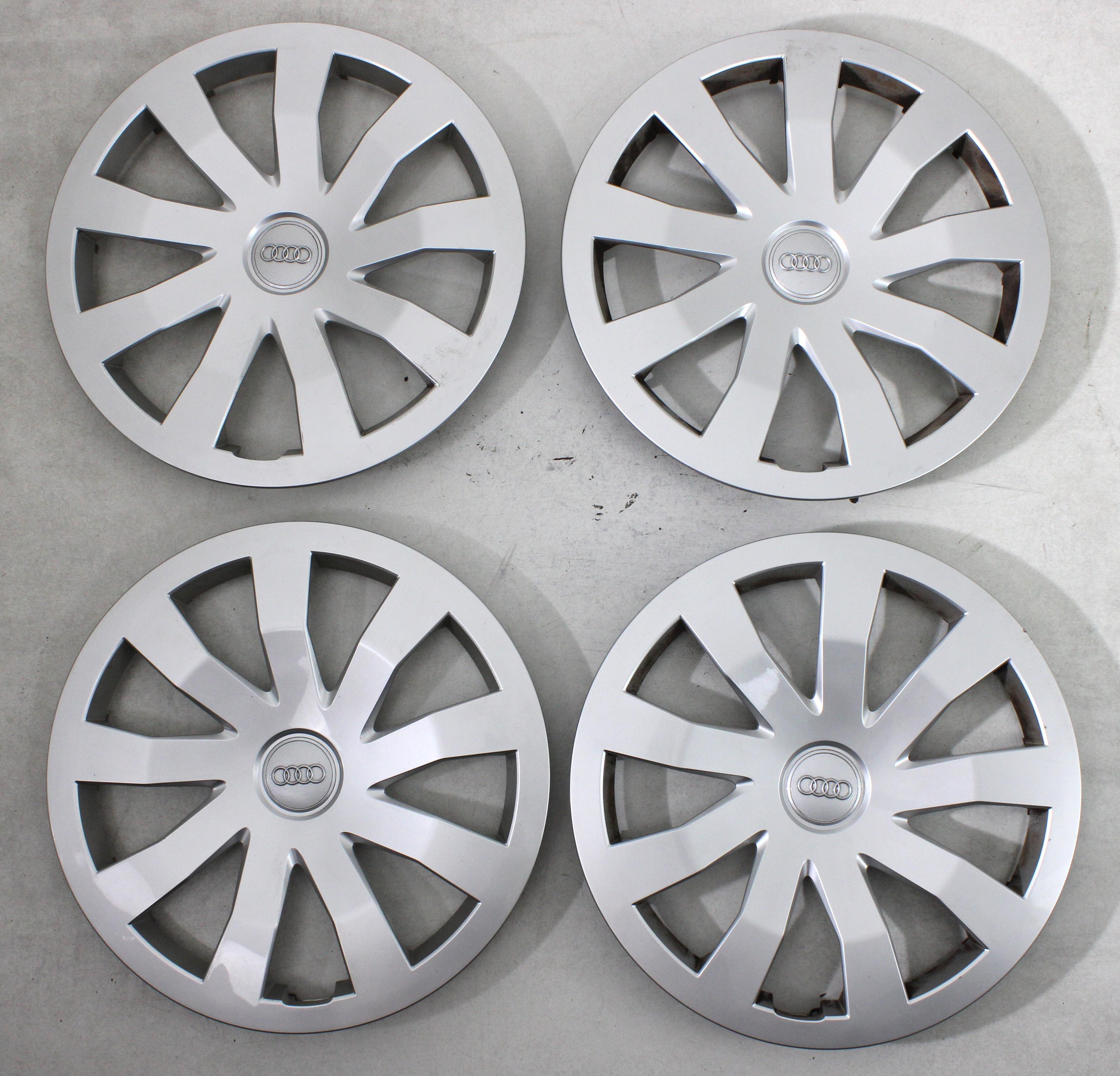 4 TAPACUBOS EMBELLECEDORES DE RUEDA ORIGINALES DE 15" PARA AUDI A1 GB 82A601147 15 PULGADAS