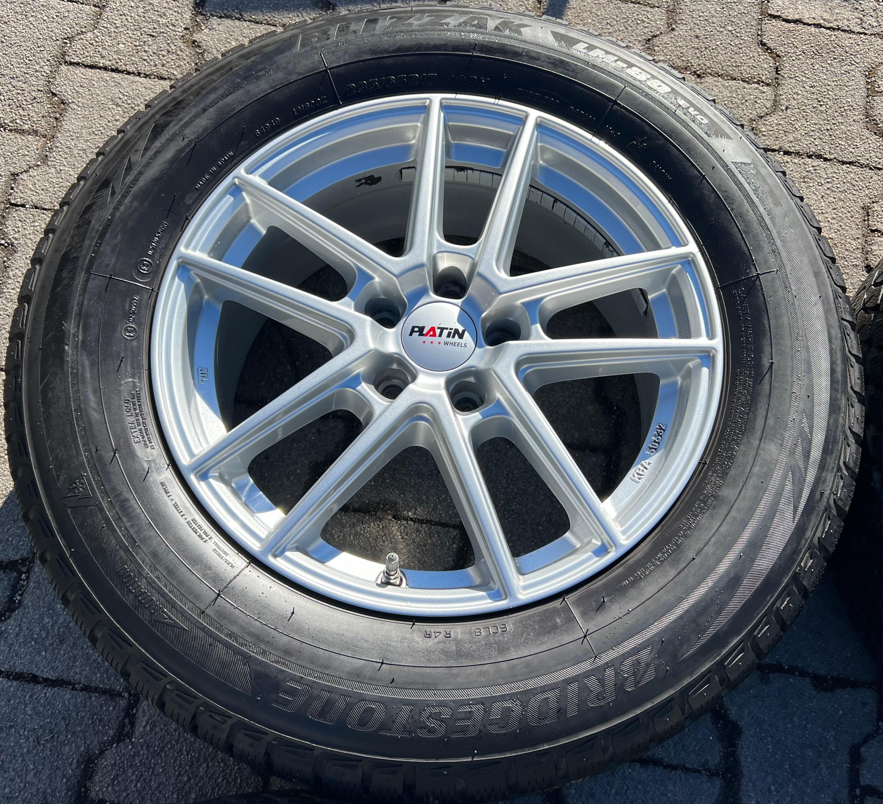 4 CERCHI INVERNALI IN ALLUMINIO MERCEDES BENZ CLASSE GLC X204 235/65R17 108H RDKS CONSEGNA GRATUITA