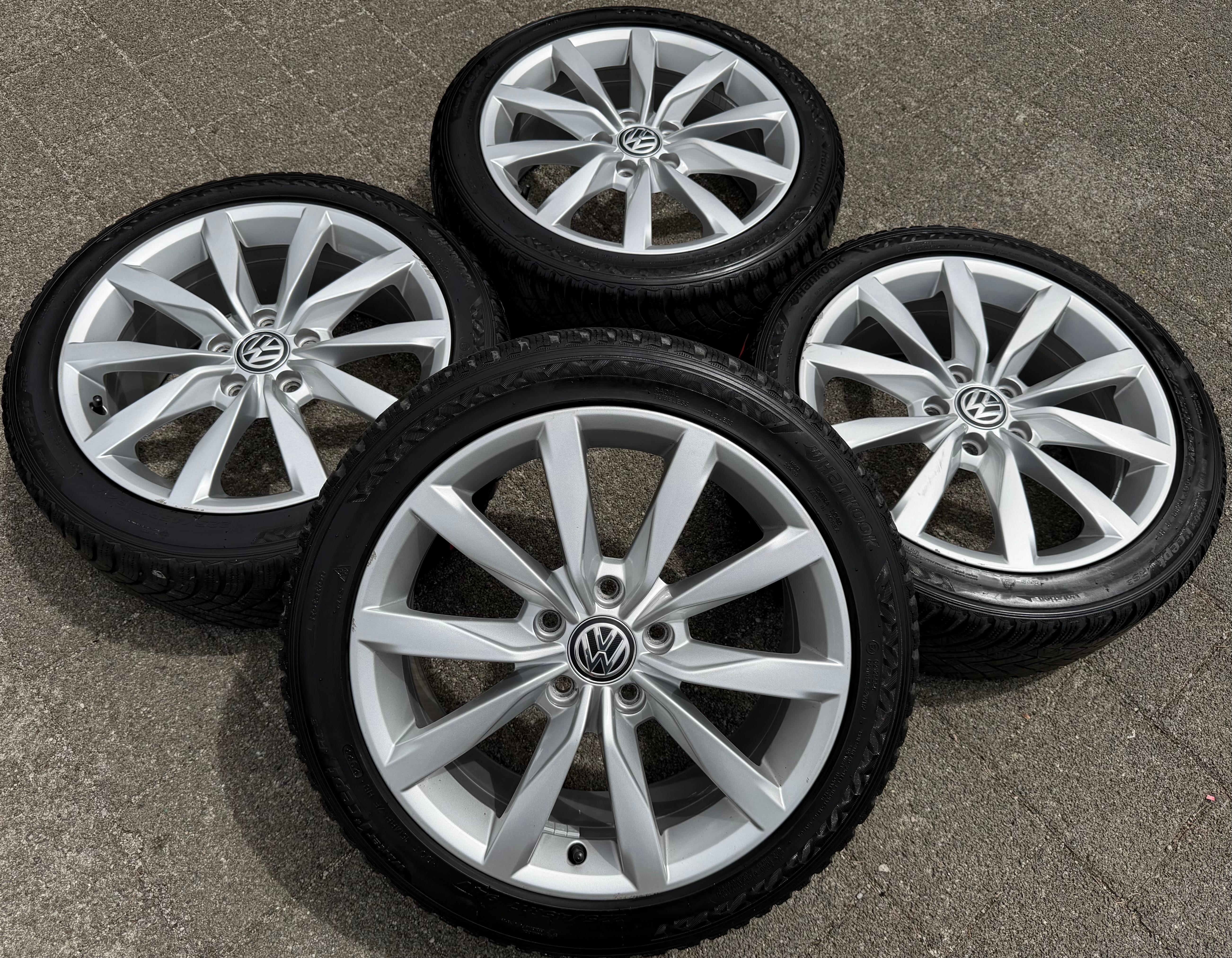 4 Original 17" Alufelgen VW Golf VII 7 AU AUV Dijon 5G0601025BF 7x17 ET49