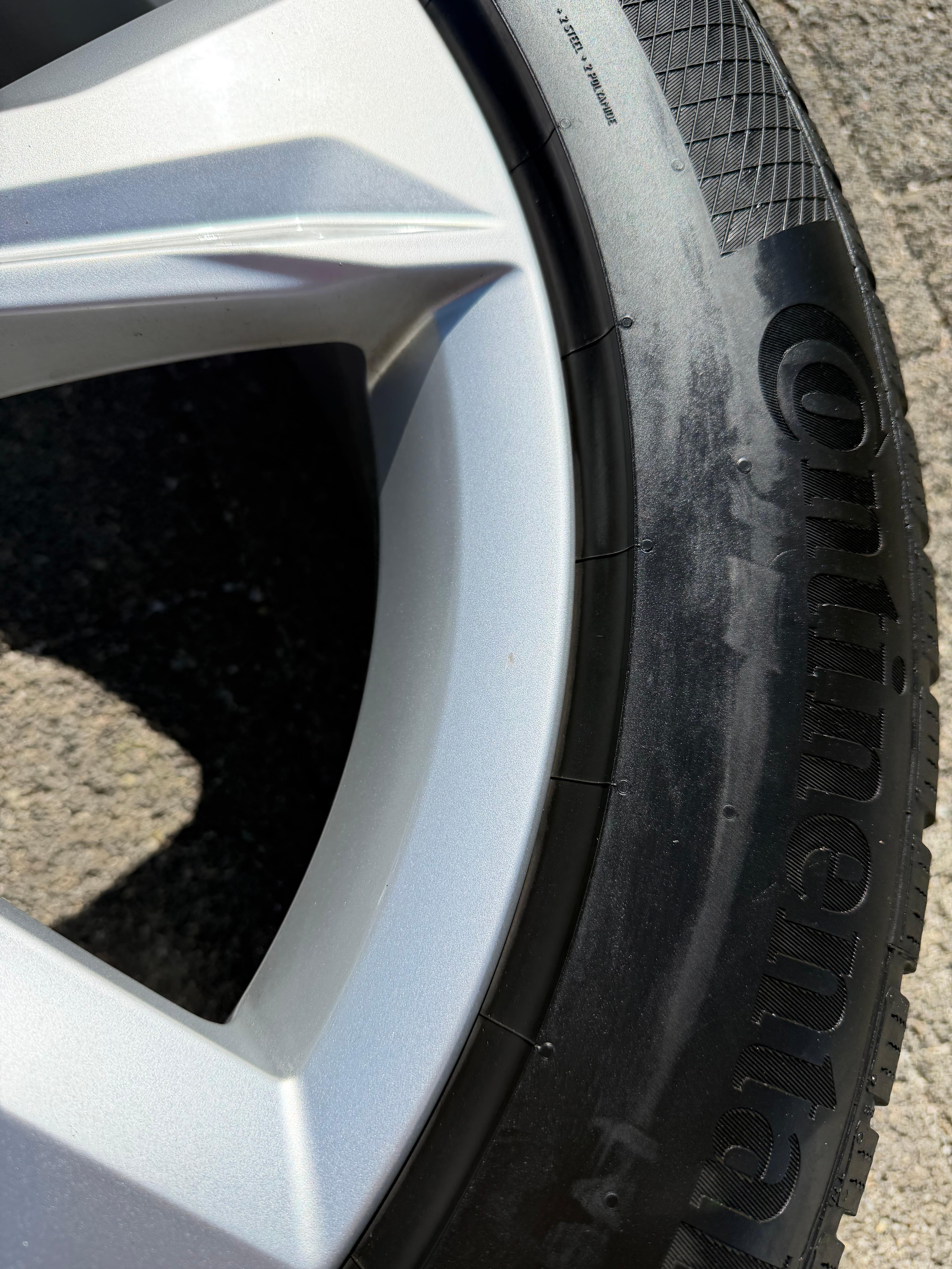4 llantas de aluminio originales de invierno de 19" para Audi Q5 SQ5, año de fabricación 80, 601025K, 235/55R19 101H, Continental