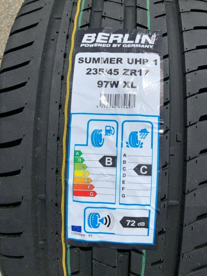 2 X 235/45R17 97W XL BERLIN TIRES SUMMER UHP1 SOMMERREIFEN NEU