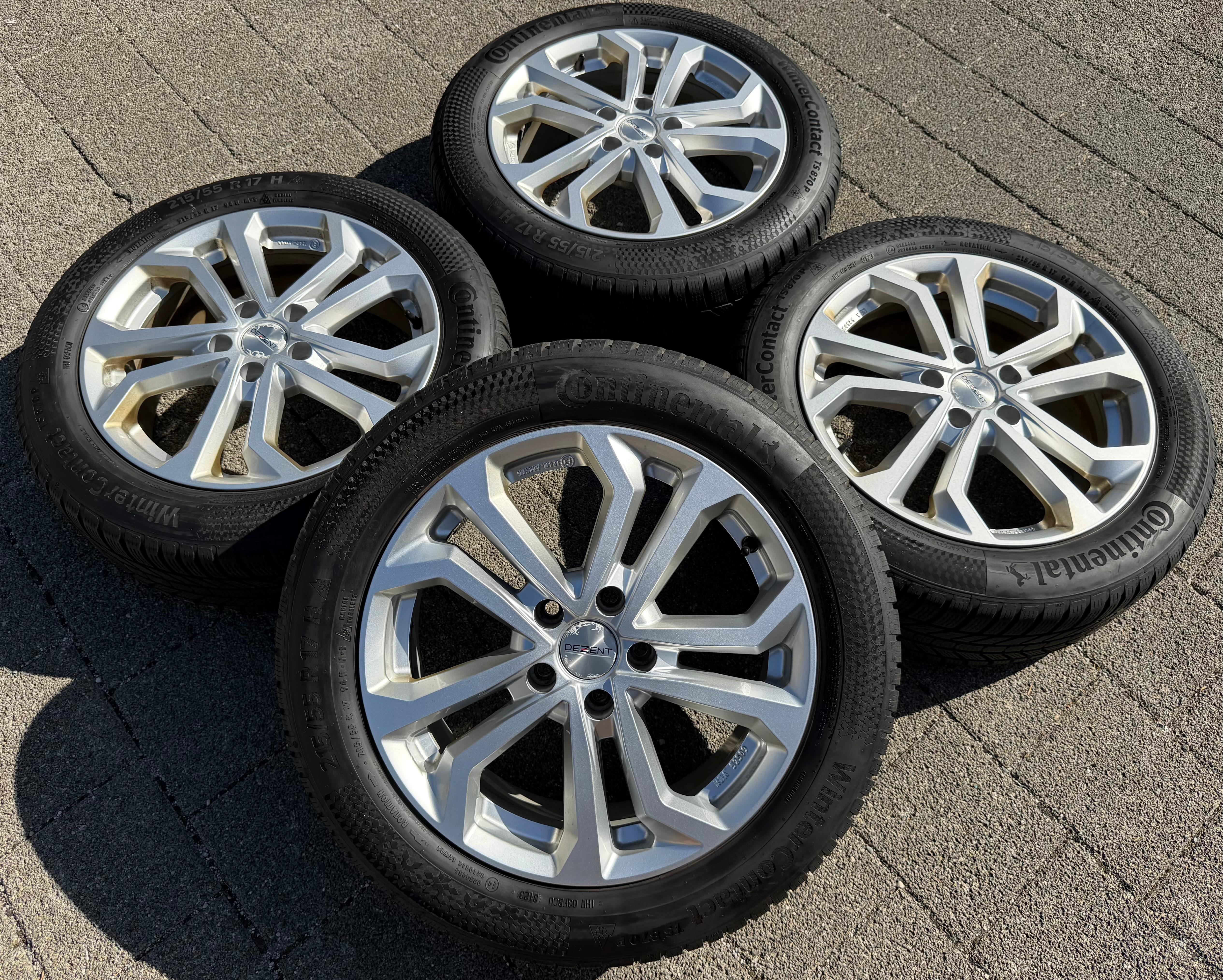 4 Alu 17" Winterräder Audi Q2 Seat Cupra Ateca Skoda Superb VW Passat B8 3G 2023