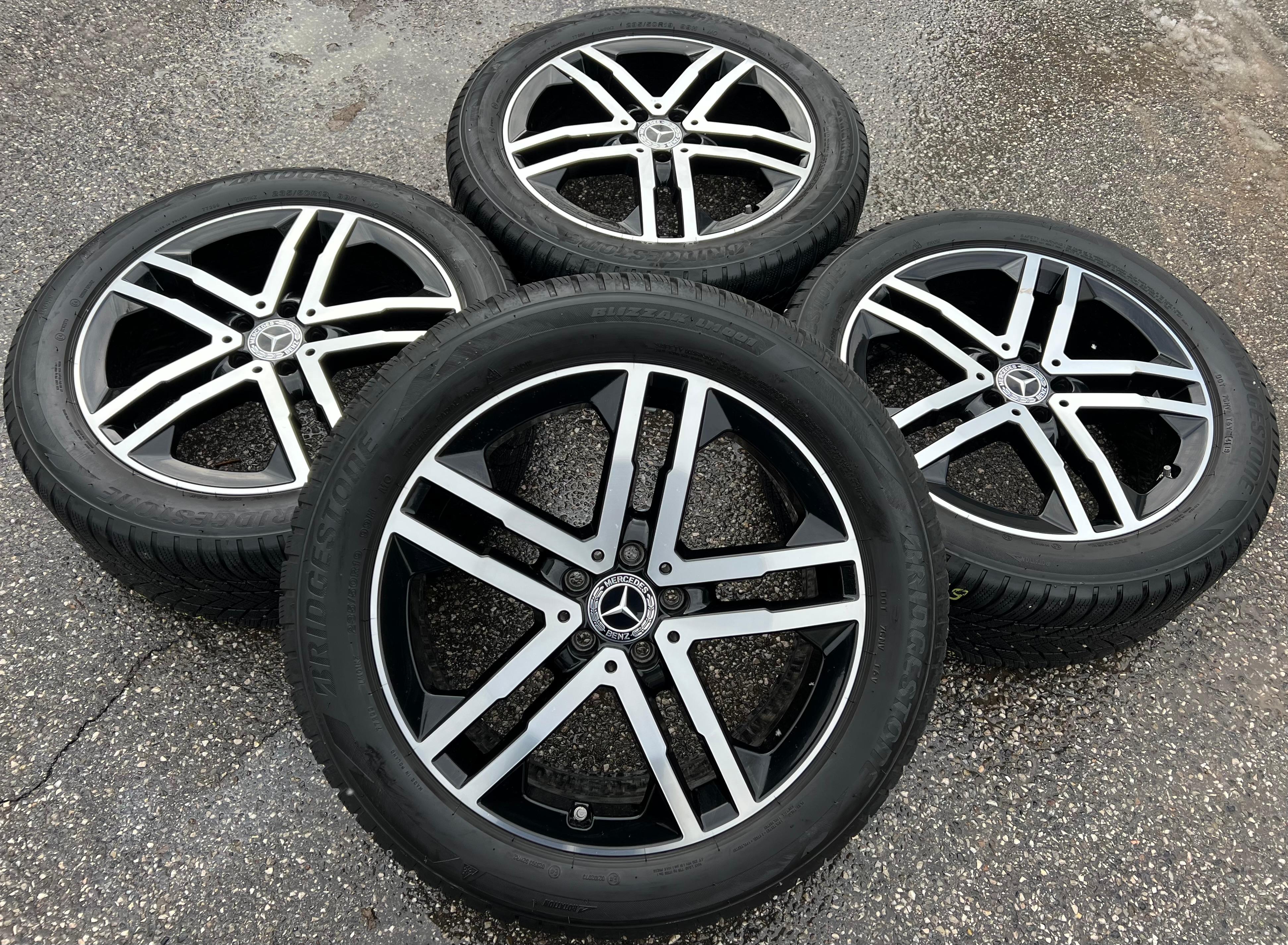 4 LLANTAS DE INVIERNO ORIGINALES DE ALUMINIO 19" MERCEDES BENZ GLA H247 GLB X247 W247 A2474013900