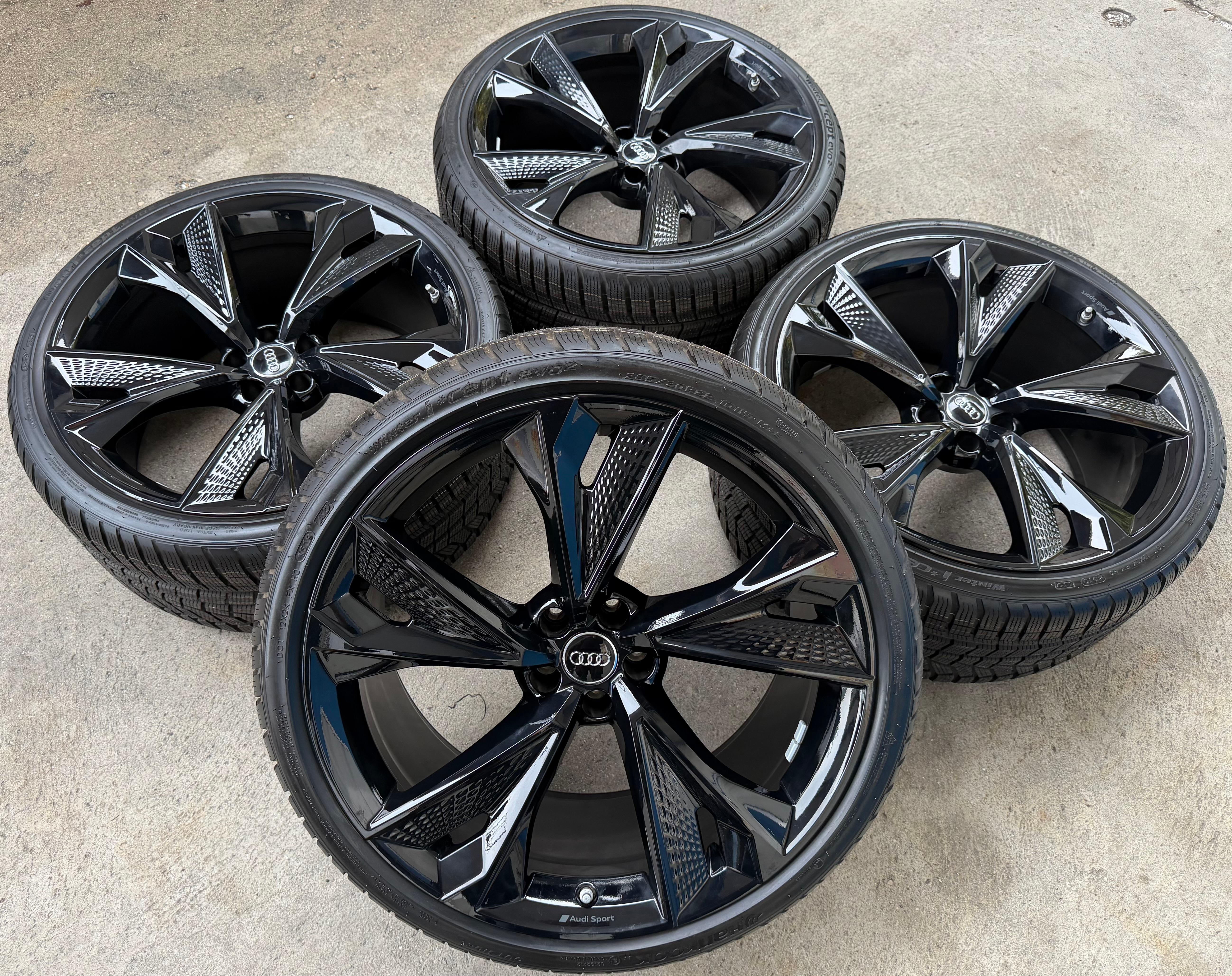 4 Original 22" Alu Winterräder Audi RS6 4K RS7 4K0601025BC 285/30R22 101W HANKOOK