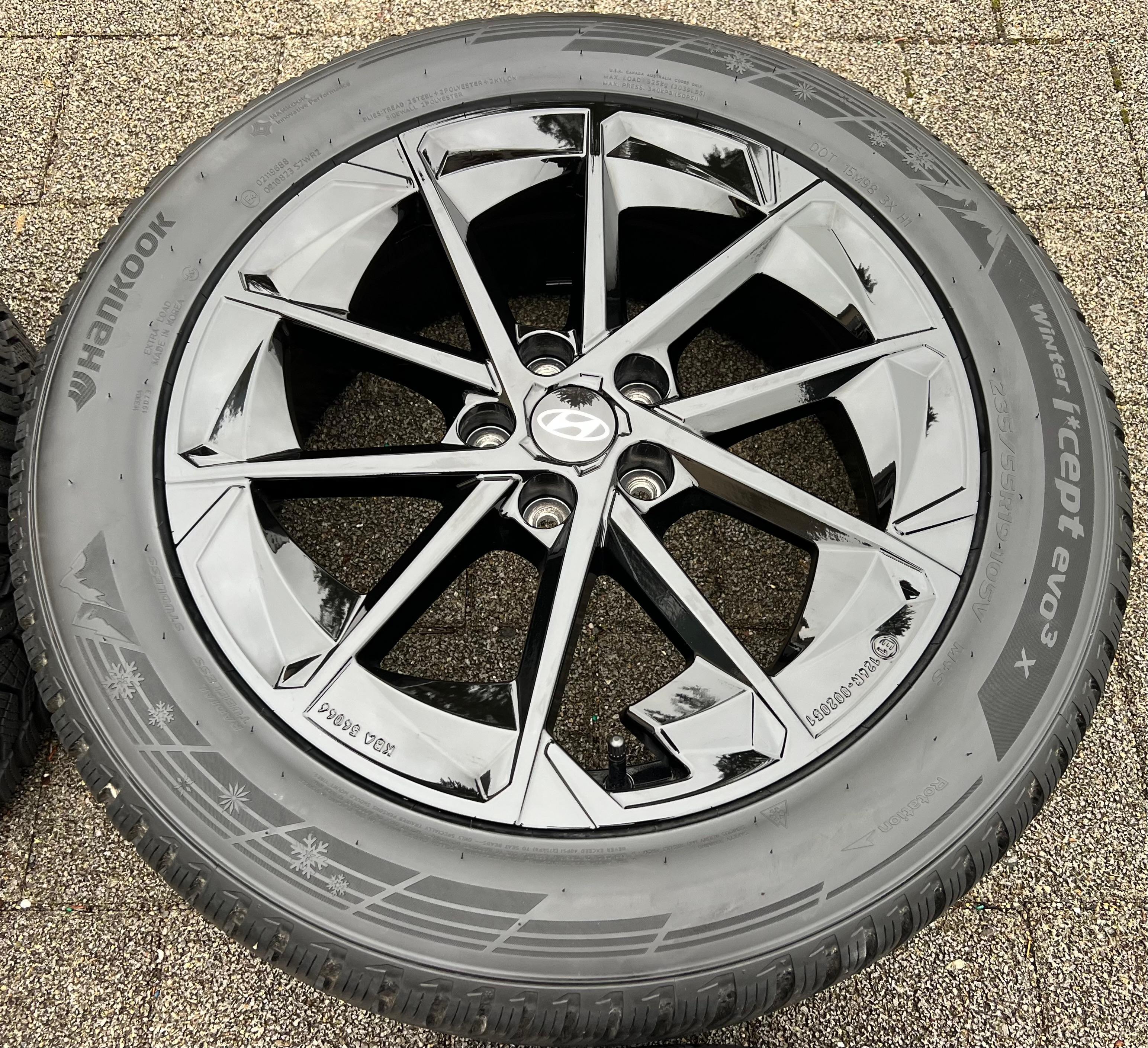 4 ORIGINAL 19" ALU WINTERRÄDER HYUNDAI IONIQ 5 NE 235/55R19 105V RDKS 2021 FREIHAUS