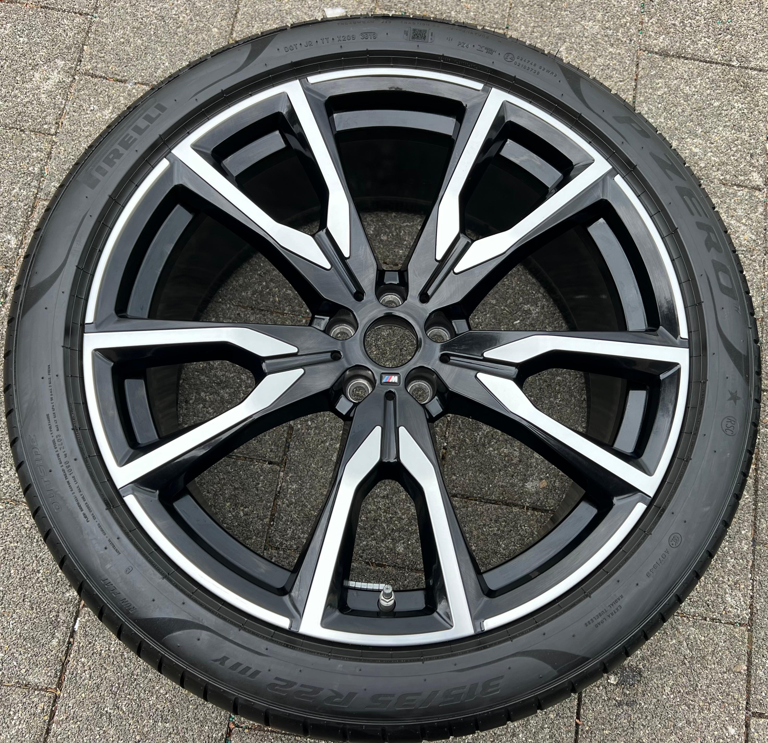 1 X ORIGINAL 22" ALUFELGE BMW X7 G07 STYLING 755M 8090108 10,5x22 ET43 FREIHAUS