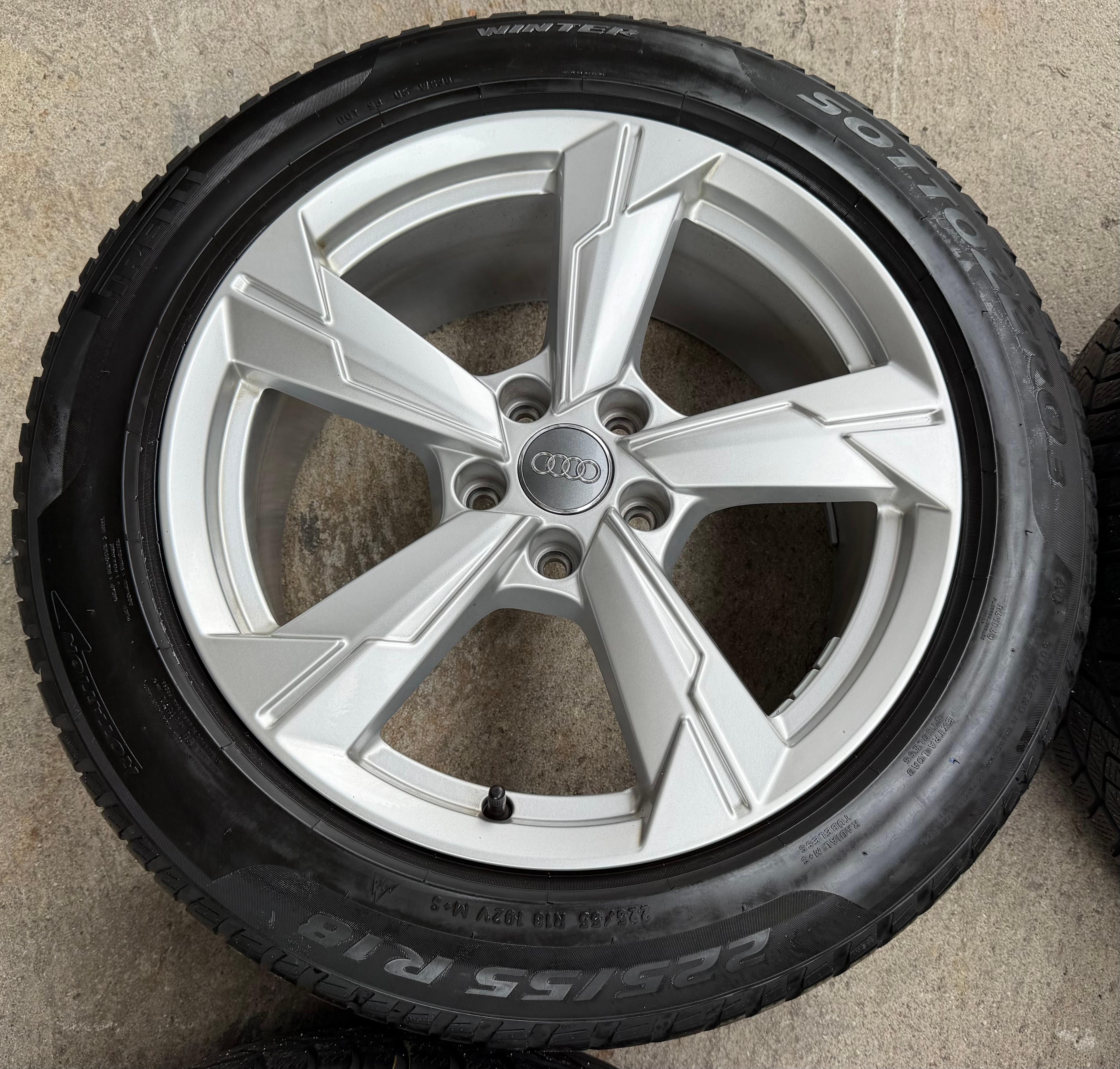 4 ORIGINELE 18" LICHTMETALEN VELGEN AUDI A6 4K F2 C8 4K0601025D 8x18 ET39 GRATIS THUISBEZORGD
