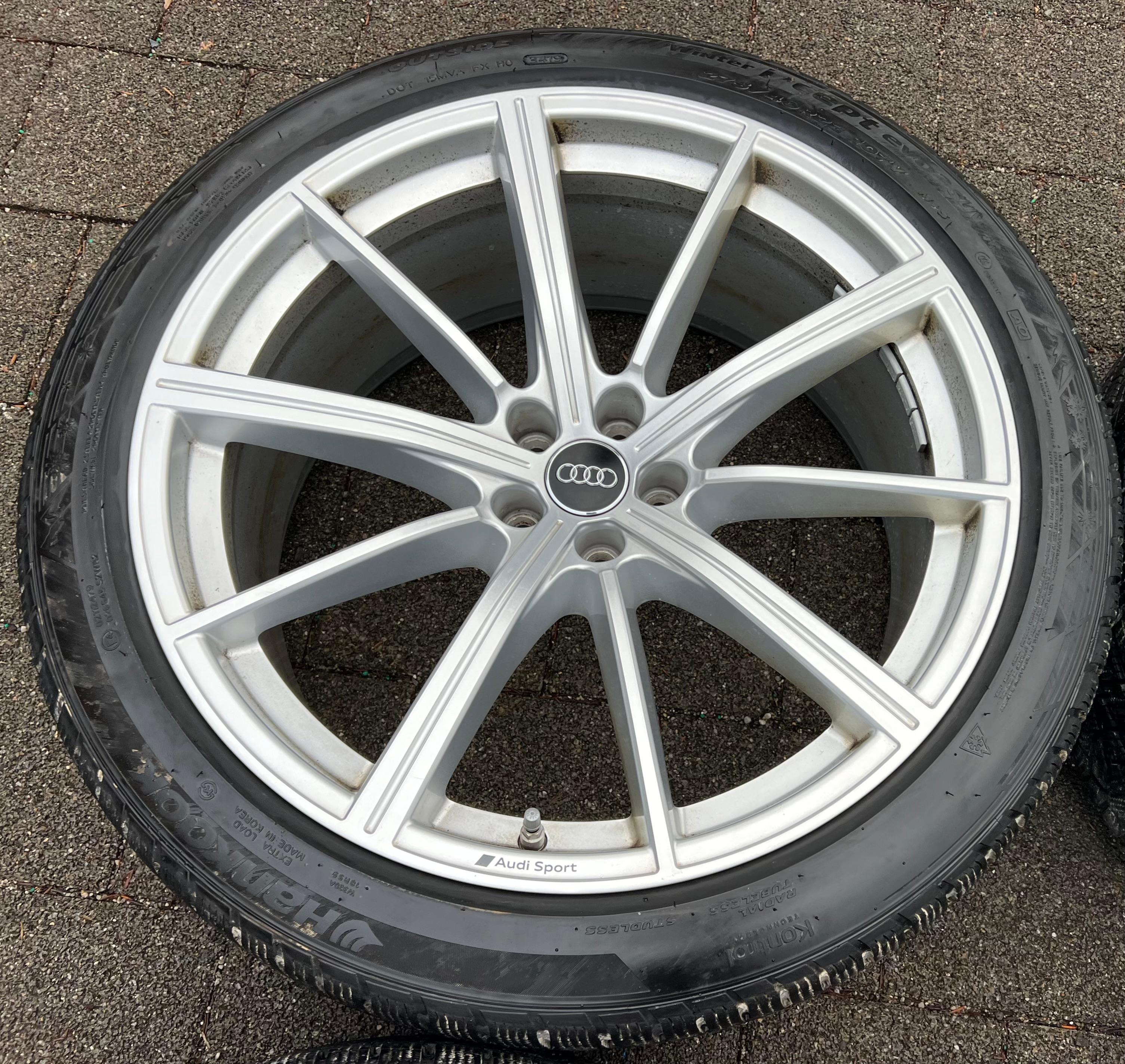 4 ORIGINAL 22" ALU WINTERRÄDER AUDI SQ8 Q8 4M 4M8601025AM 275/40R22 107V RDKS