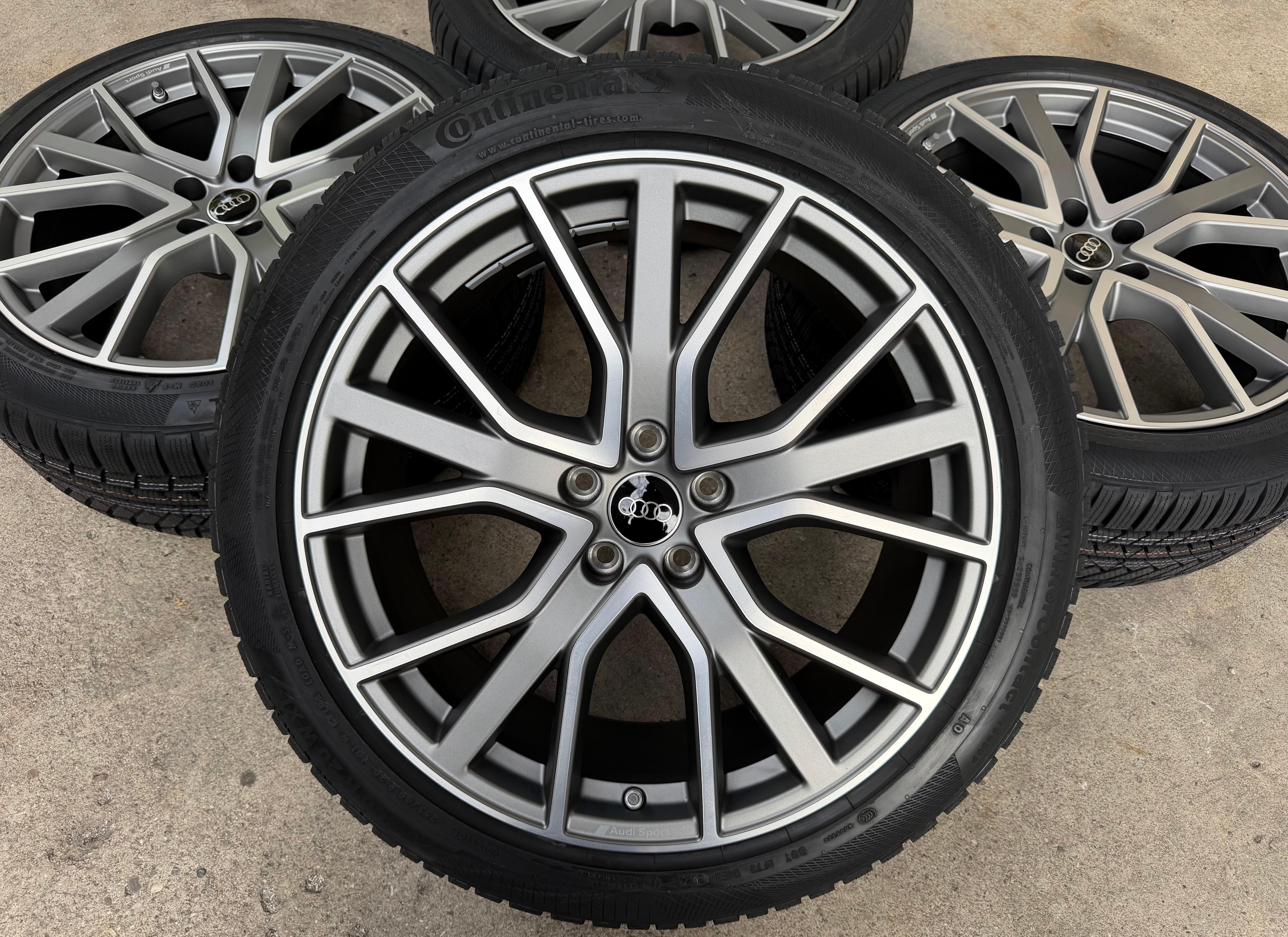 4 Original 20" Alu Winterräder Audi A6 S6 C8 4K F2 4K0601025AB 255/40R20 101W Continental NEU