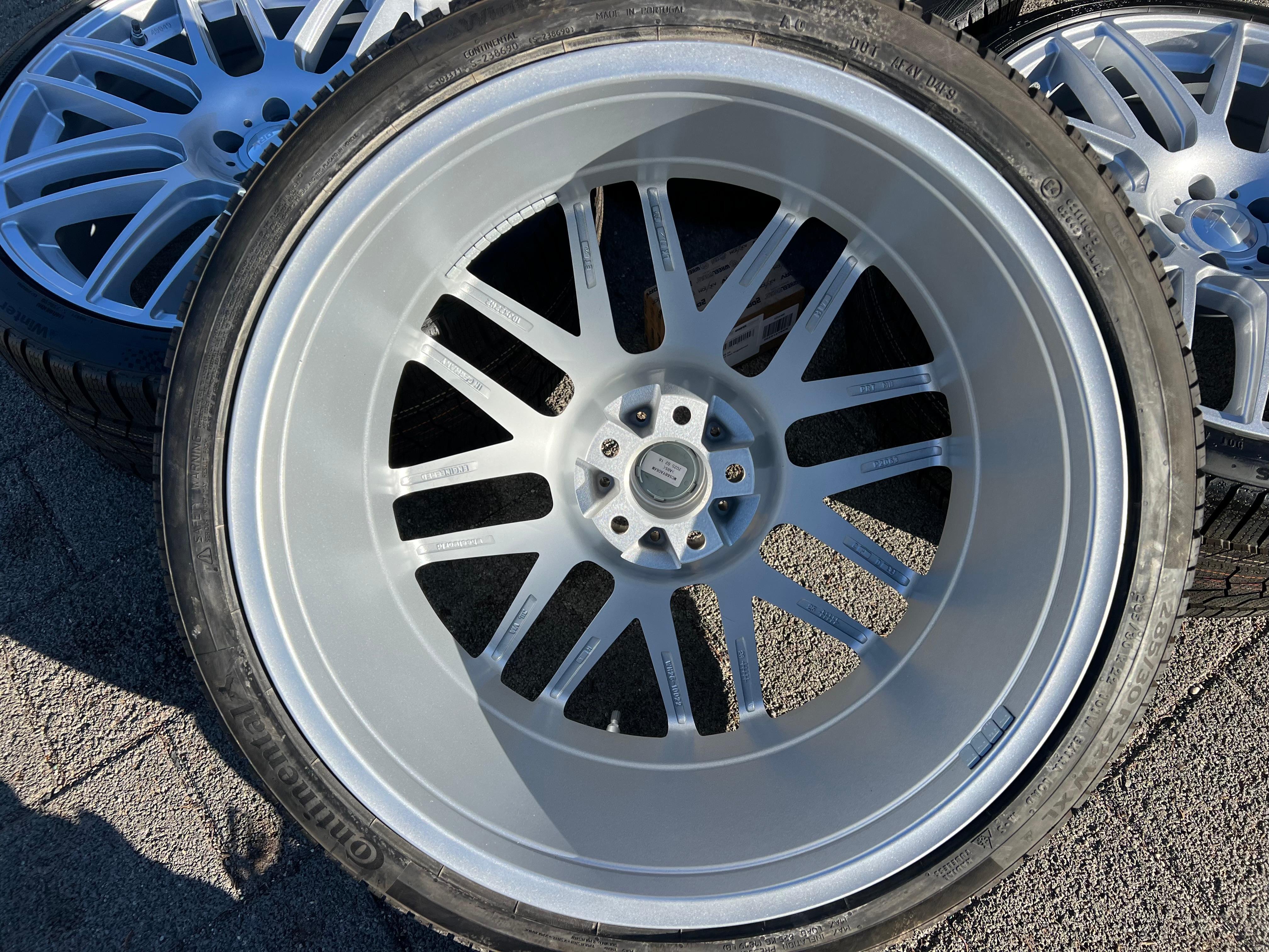 4 ALU 22" 2DRV WINTERRÄDER AUDI RS6 4K RS7 F2 285/30R22 101W CONTINENTAL