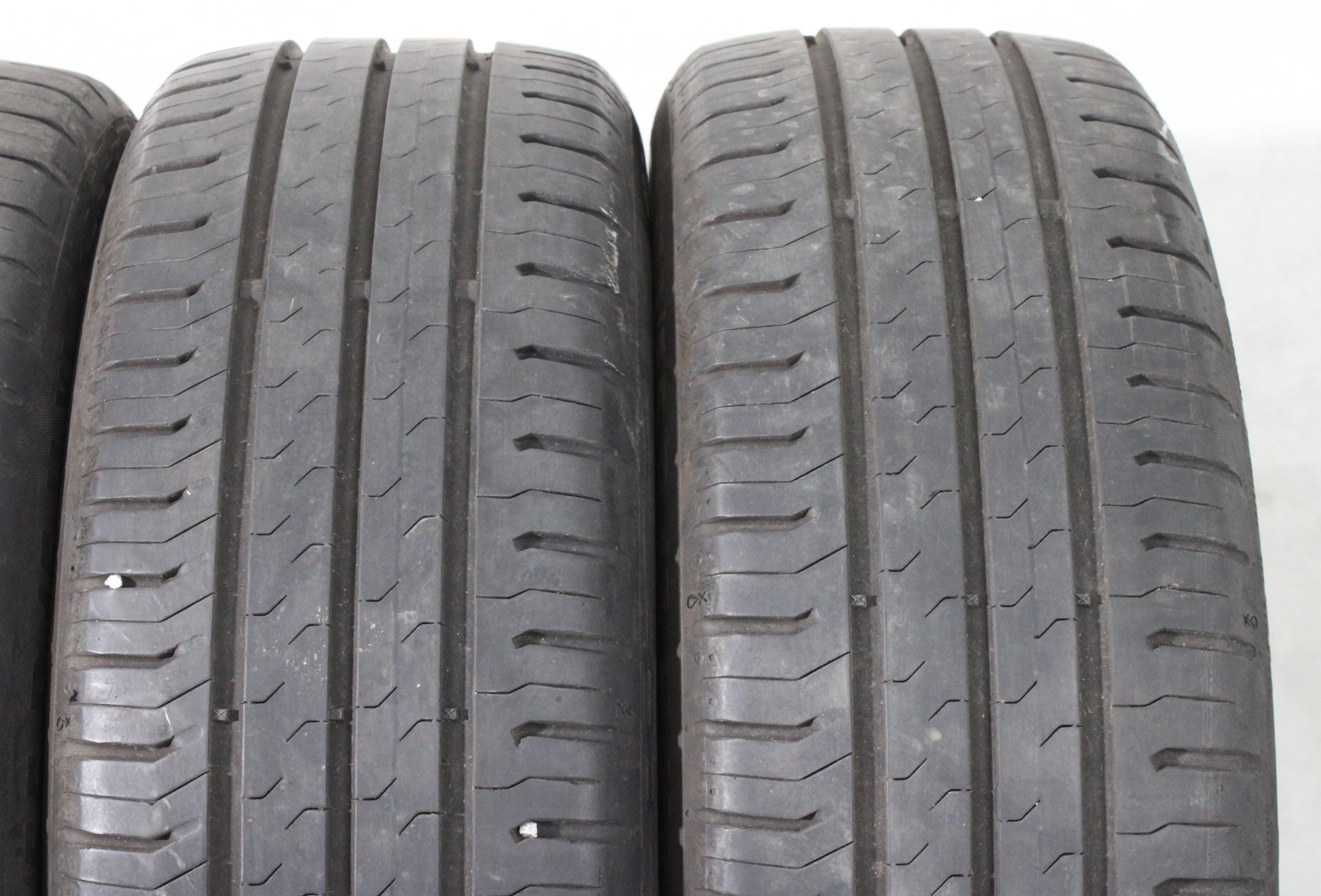 4 neumáticos de verano Continental Eco Contact 5, 185/55R15 86H, 2x4-4,5 mm/2x5-5,5 mm, 2018 XL