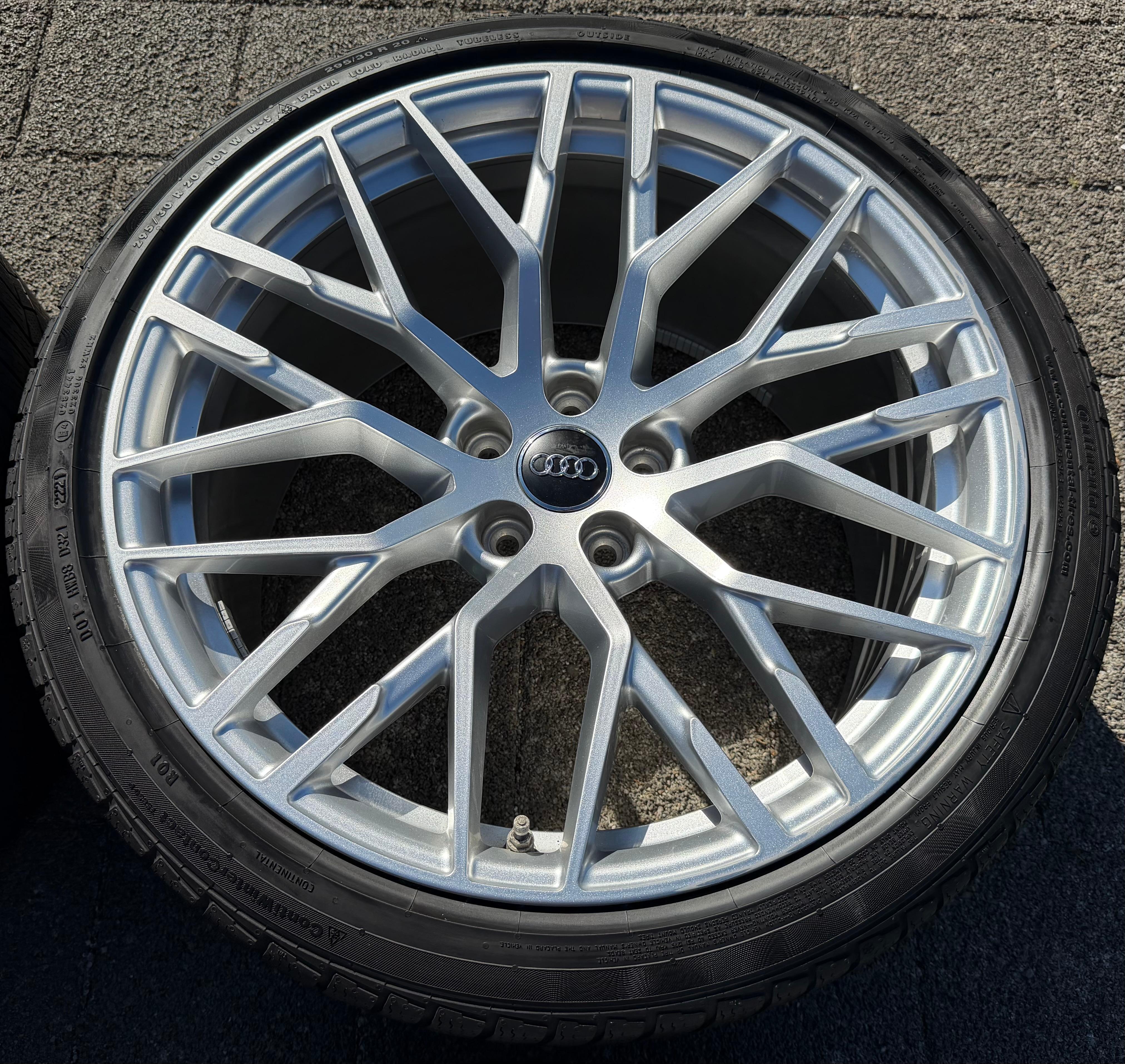 4 Original 20" Alu Winterräder Audi R8 V8 V10 4S 4S0601025G 4S0601025H Continental