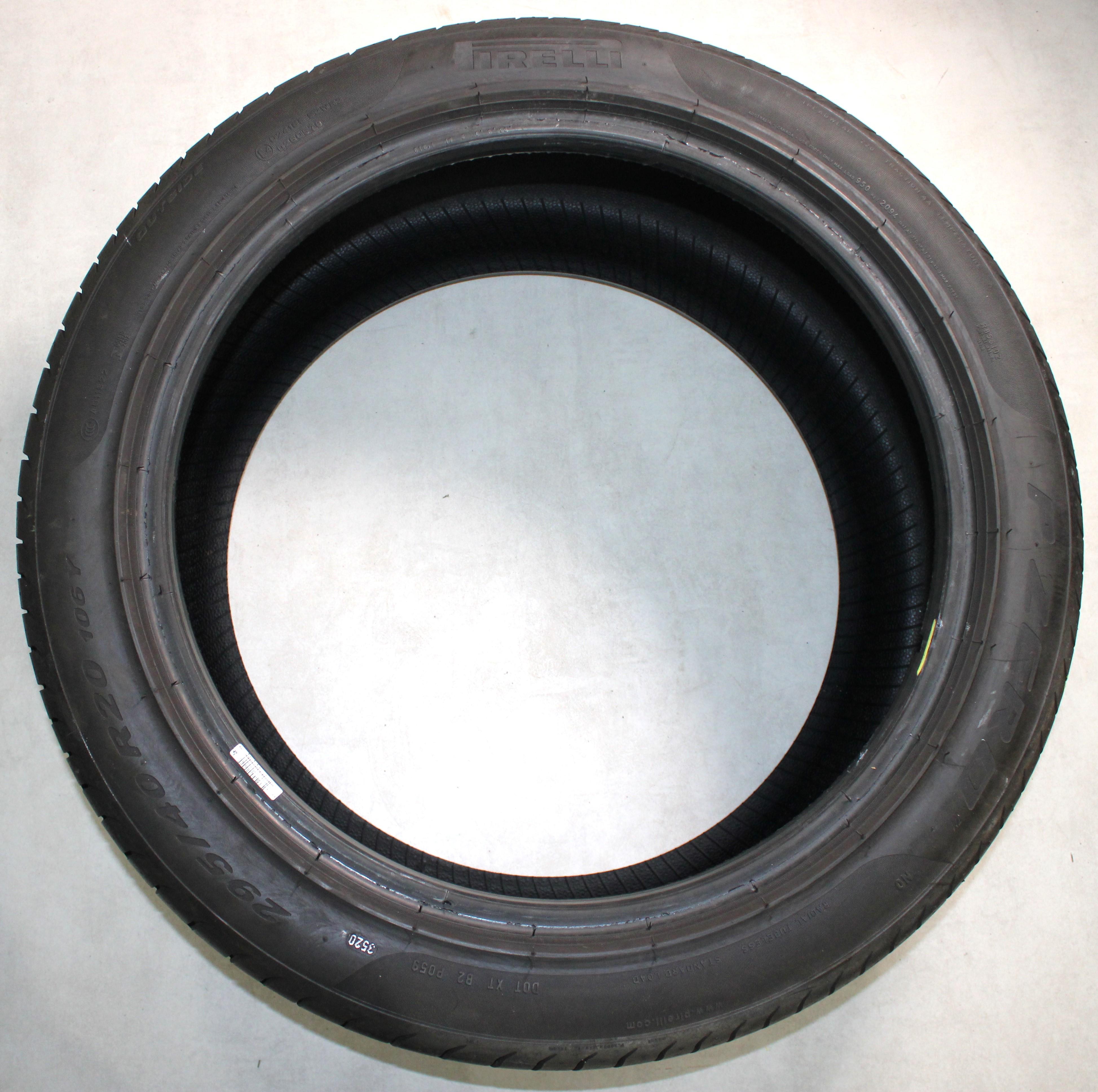 2 x 295/40R20 106Y Sommerreifen Pirelli Pzero N0 4-5mm 2020
