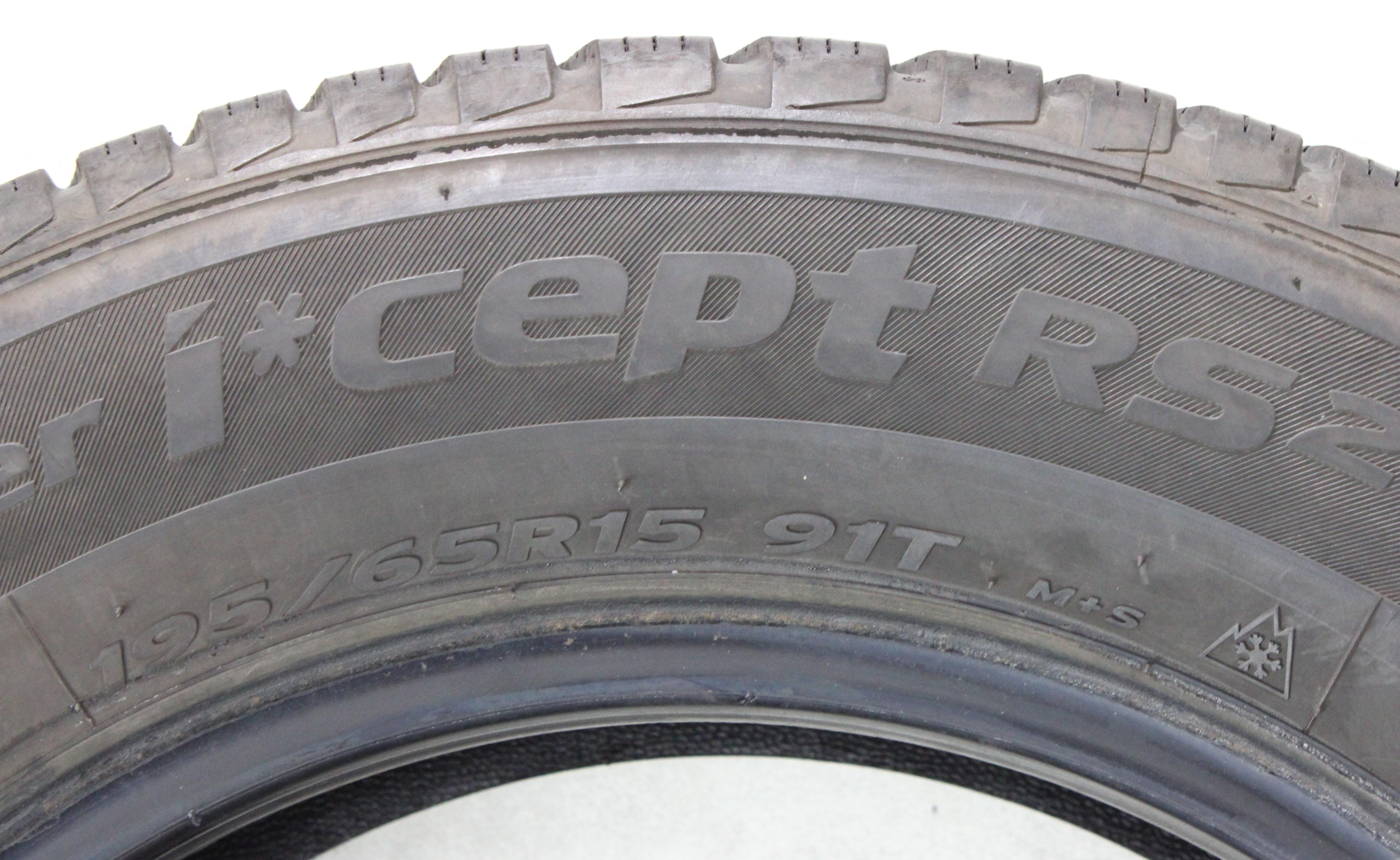 2 x 195/65R15 91T Winterreifen Hankook Winter I*Cept RS2 5mm 2016/2017