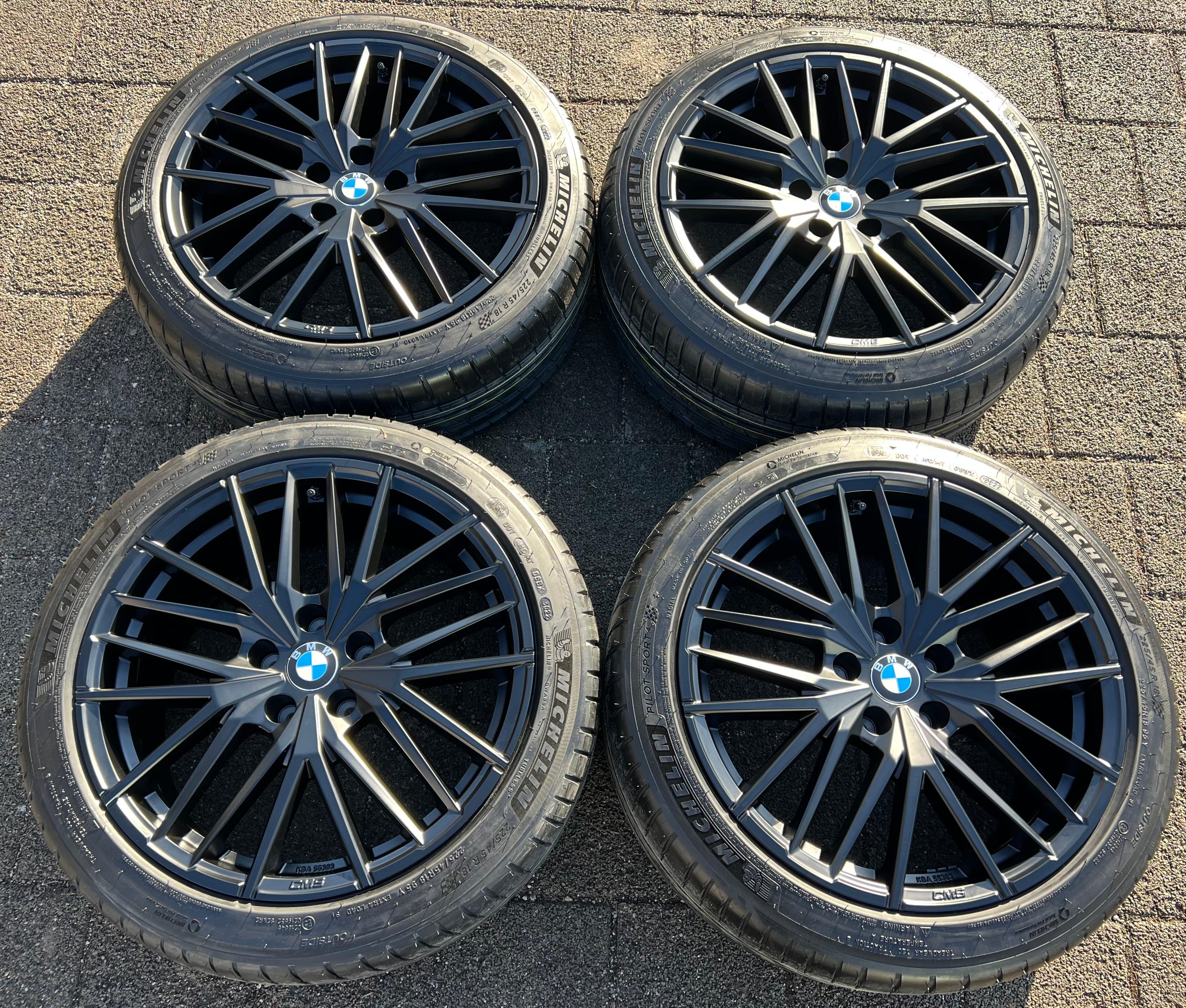 4 RUEDAS DE VERANO DE ALEACIÓN DE 18" BMW SERIE 2 G32, SERIE 3 G20 G21, SERIE 4 G22 G23 G26 CON RDKS MICHELIN
