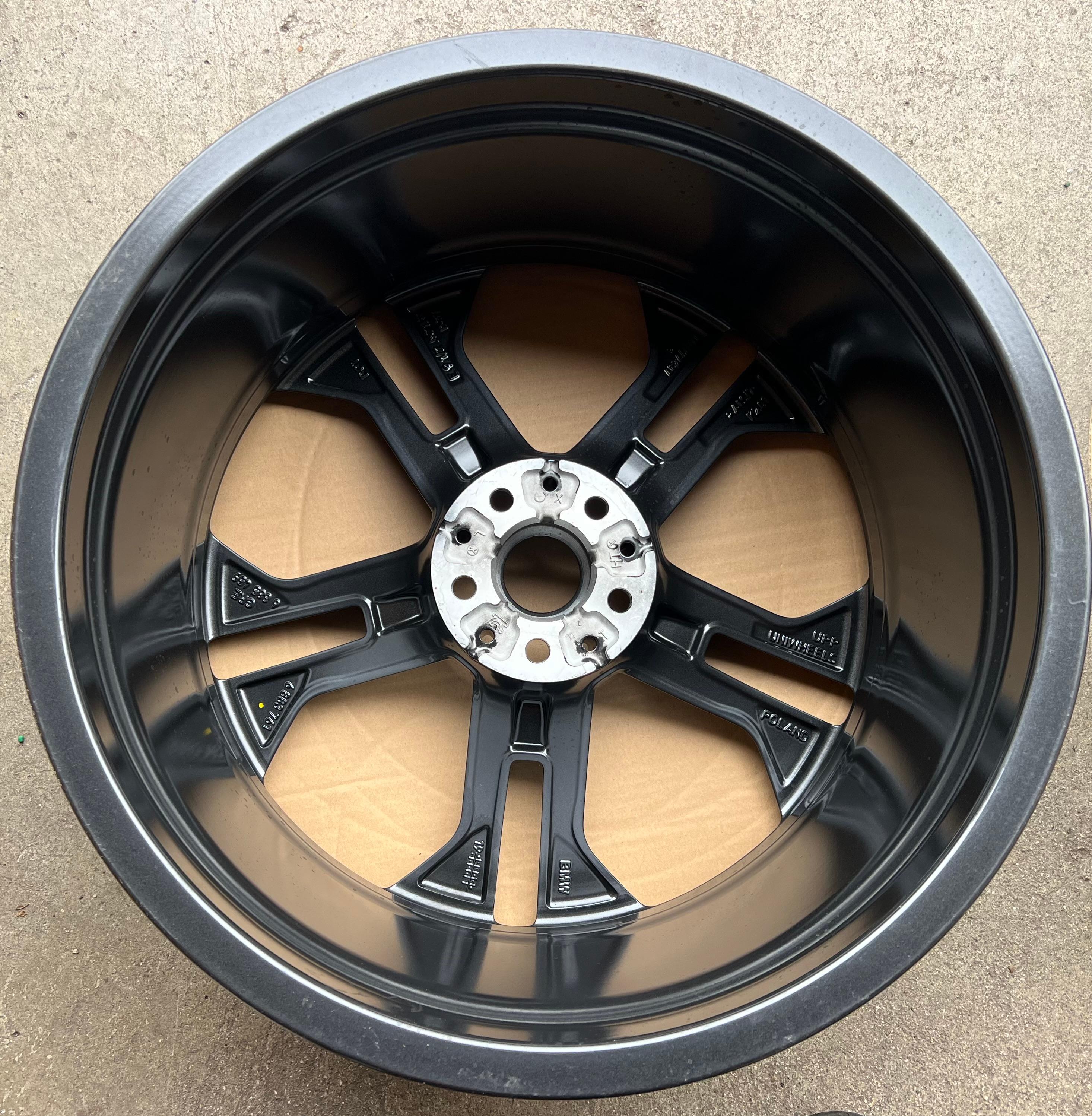 1 X CERCHIO ORIGINALE IN ALLUMINIO 21" BMW X5 G05 X6 G06 6885459 STYLING 744 9,5x21 ET37