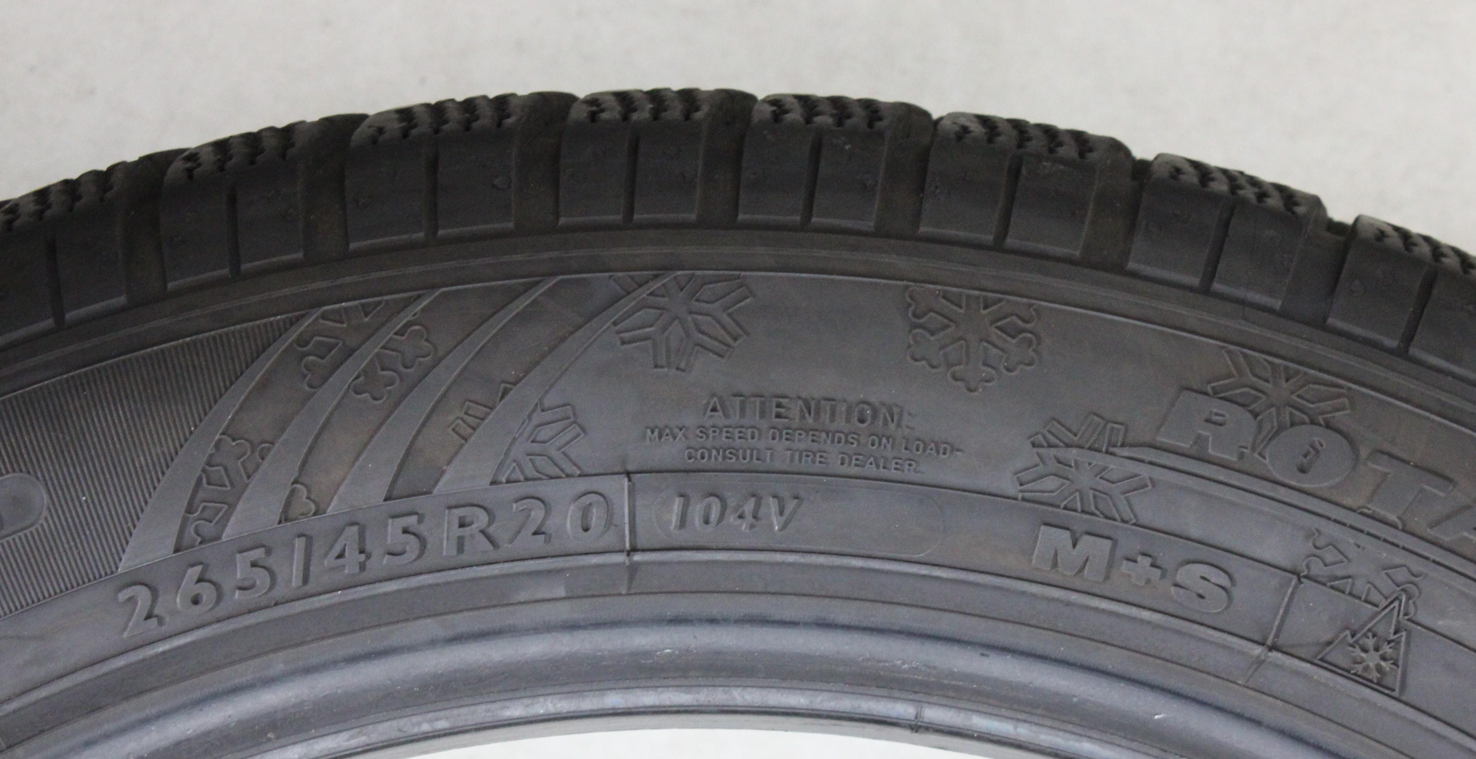 2 x 265/45R20 104V 2 x 295/40R20 106V Winterreifen Dunlop SP Winter Sport 4D N0 6-6,5mm 2019/2022