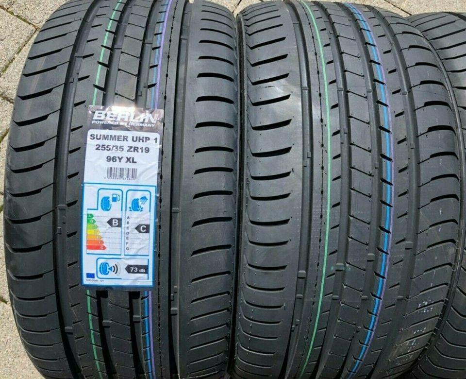 4 X 255/35R19 96Y BERLIN TIRES SUMMER UHP1 SOMMERREIFEN NEU