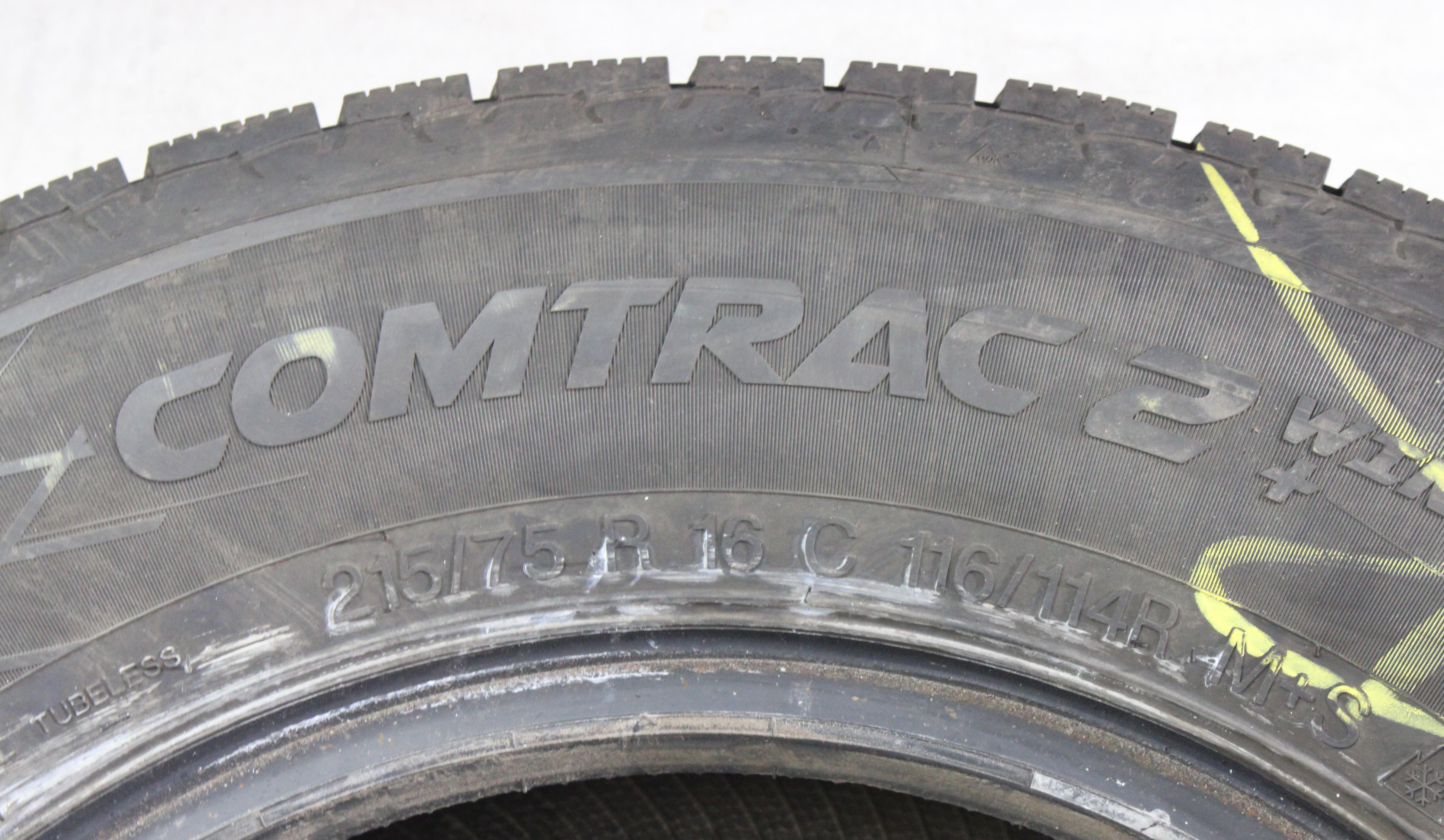 1 x 215/75R16C 116/114R Winterreifen Vredestein Comtrac Winter 2+ 5mm 2022
