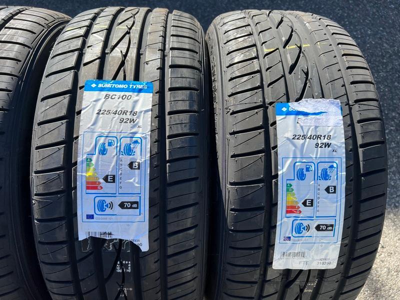 4 x 225/40R18 92V Sommerreifen Sumitomo BC100 NEU 2020