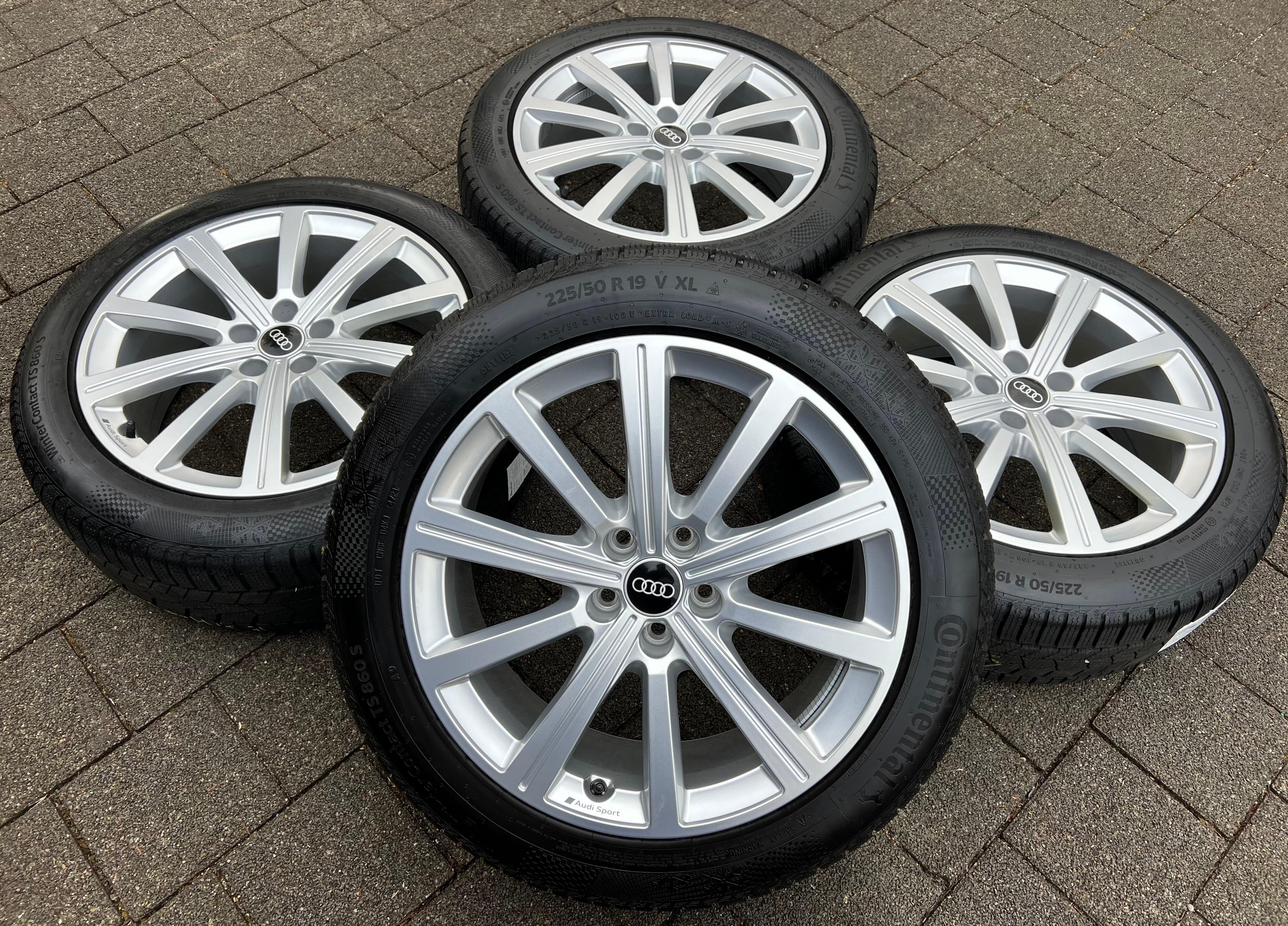 4 ORIGINAL 19" ALU WINTERRÄDER AUDI RSQ3 F3 83A601025BE 225/50R19 100V 2021 FREIHAUS