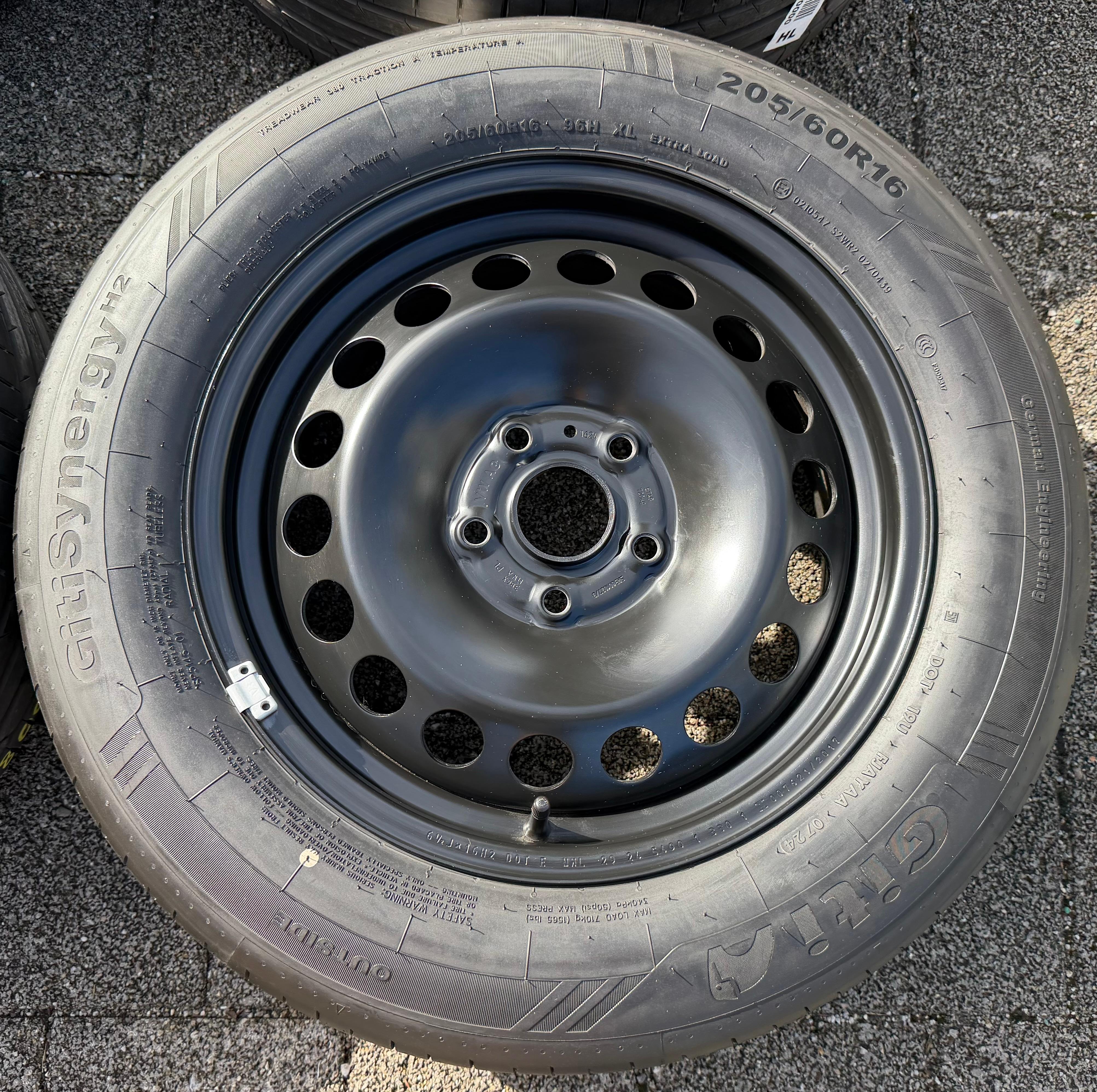 4 ORIGINAL STAHLFELGEN 16" FELGEN VW CADDY V SK 6,5x16 ET48 5x112 FREIHAUS