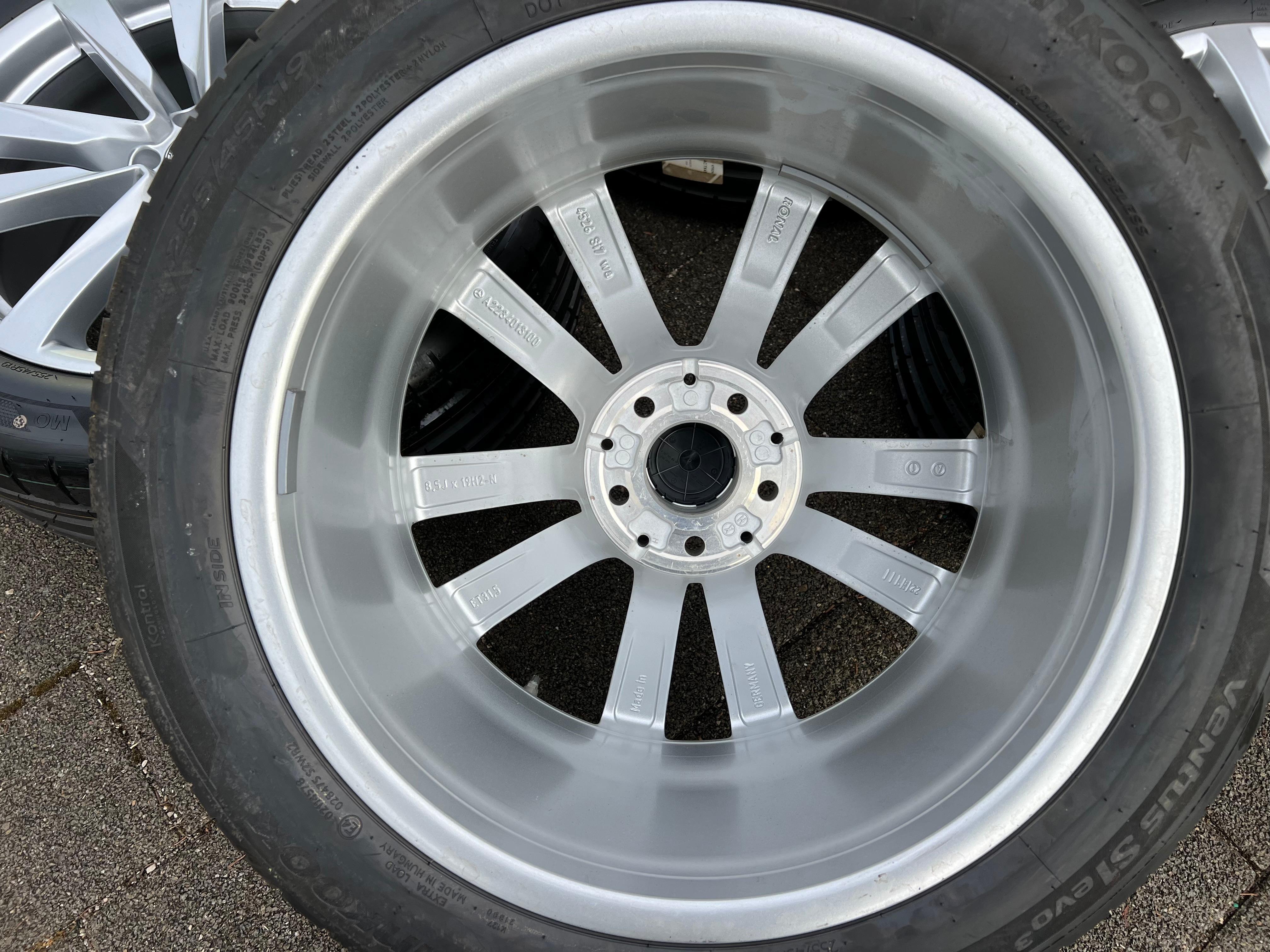 4 ROUES D'ÉTÉ ORIGINALES 19" EN ALUMINIUM MERCEDES BENZ CLASSE S W223 A2234013100 FRANCO DE PORT
