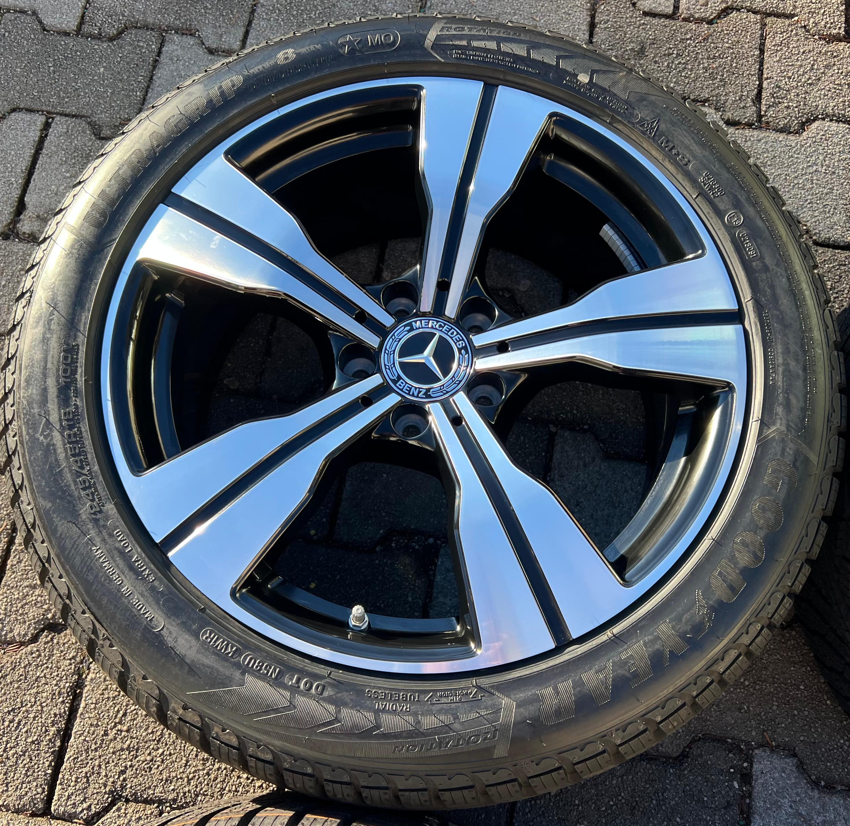 4 ORIGINAL 18" ALU WINTERRÄDER MERCEDES C-KLASSE ALL-TERRAIN X206 A2064014000