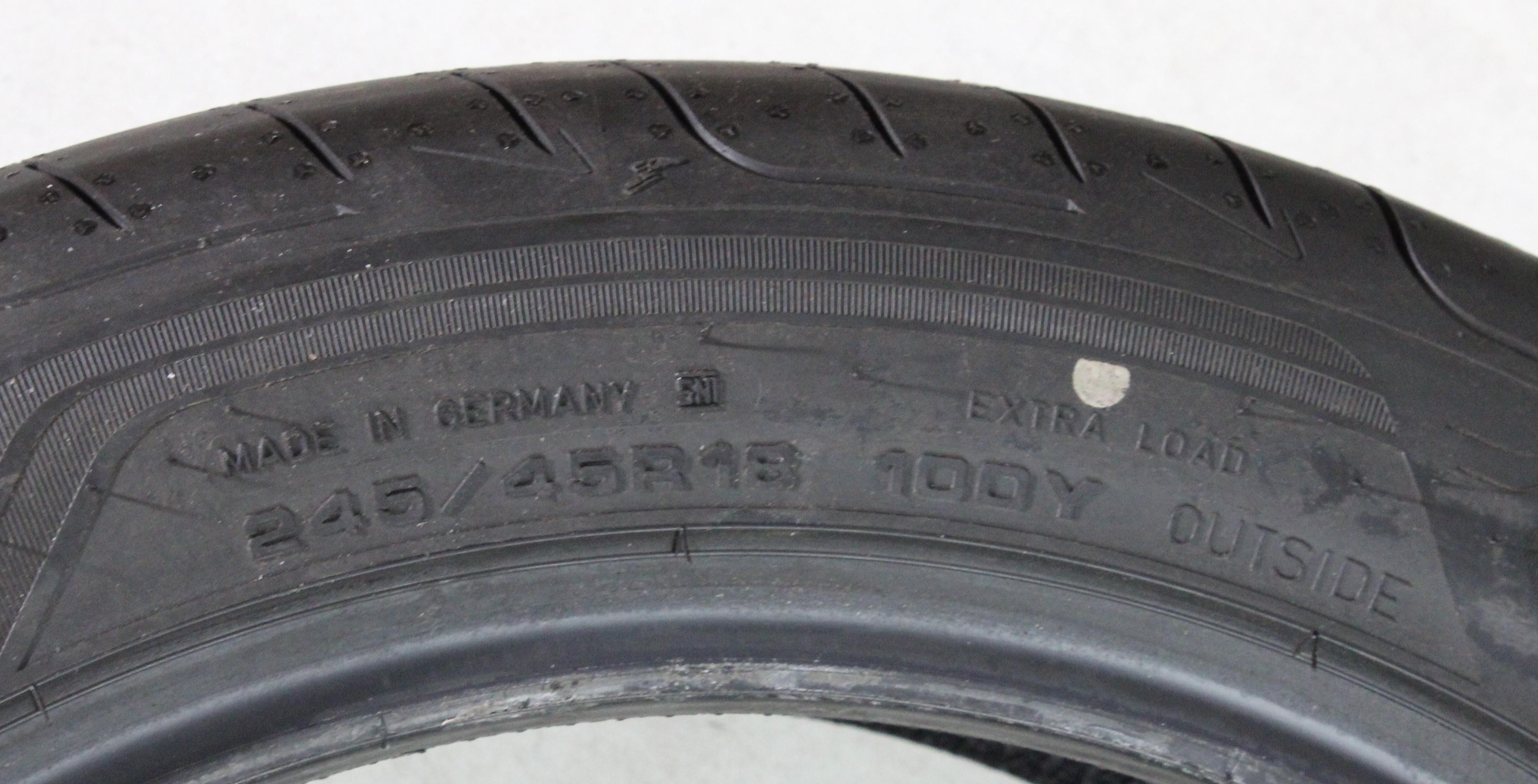 2 x 245/45R18 100Y Sommerreifen Goodyear Eagle F1 Asymmetric 3 * NEU 2019 XL
