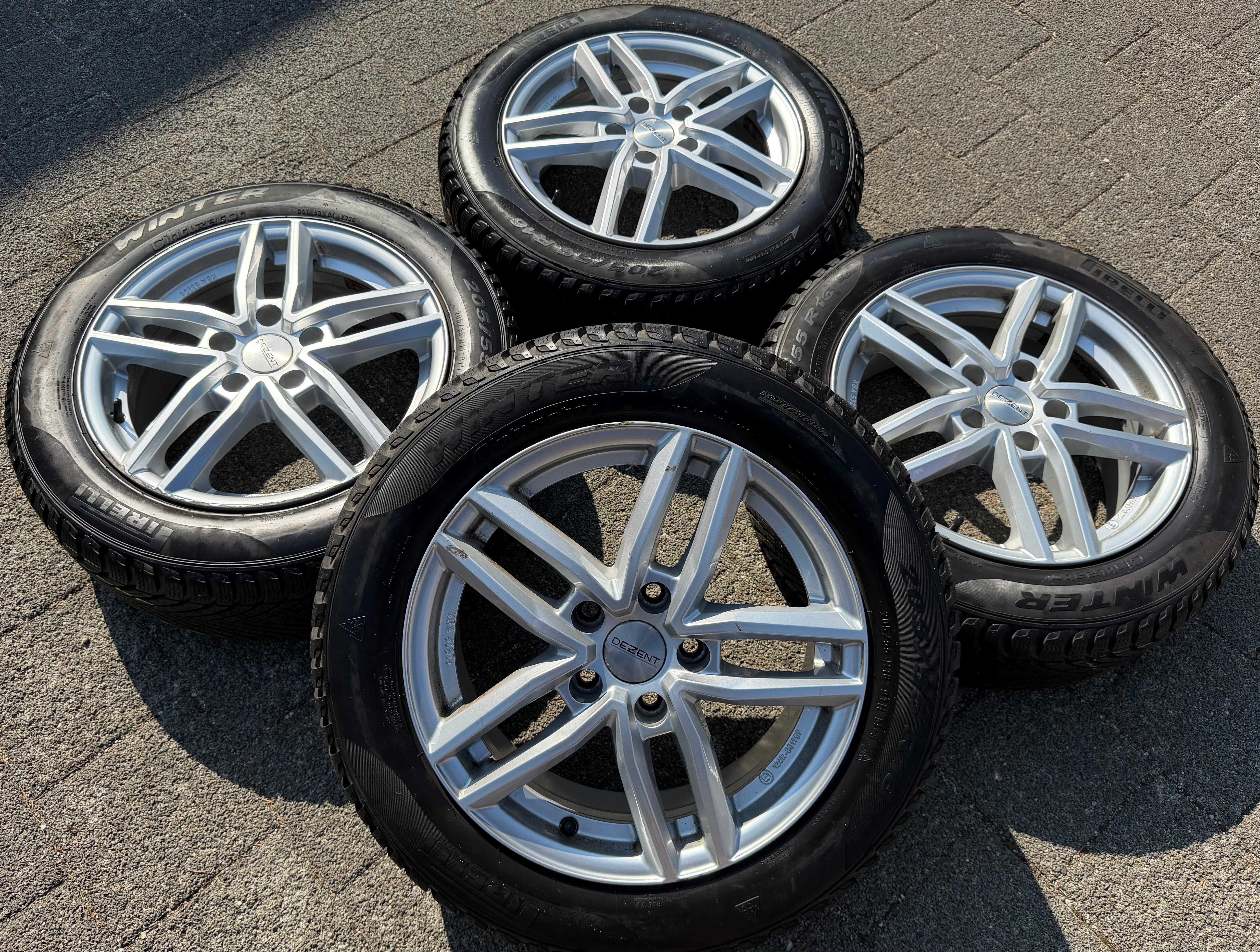 Alu Winterräder Audi A3 Seat Leon Skoda Octavia VW Caddy Golf 7 8 Passat Touran