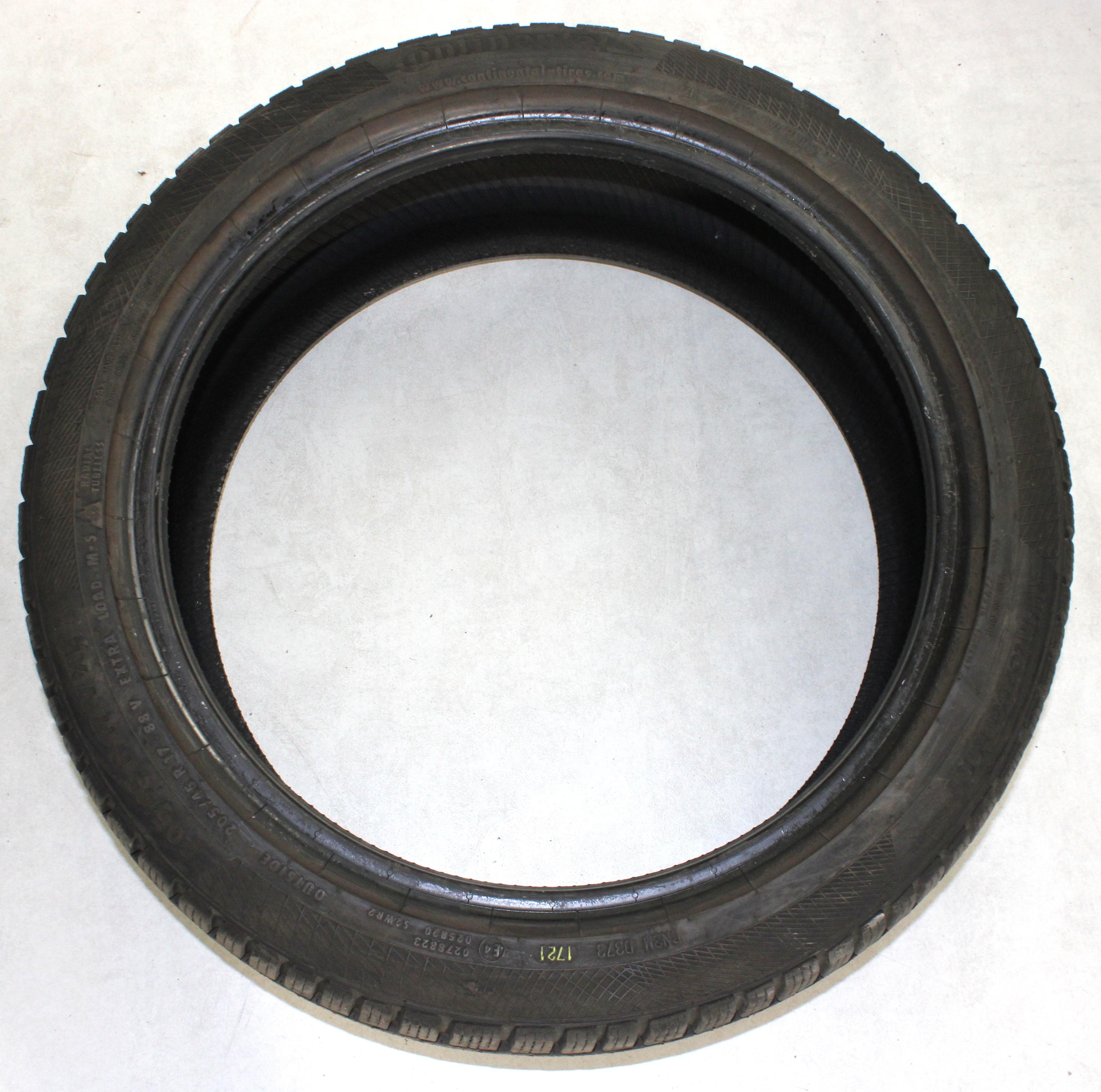 2 x 205/45R17 88V Winterreifen Continental Winter Contact TS850P 7-7,5mm 2021 XL