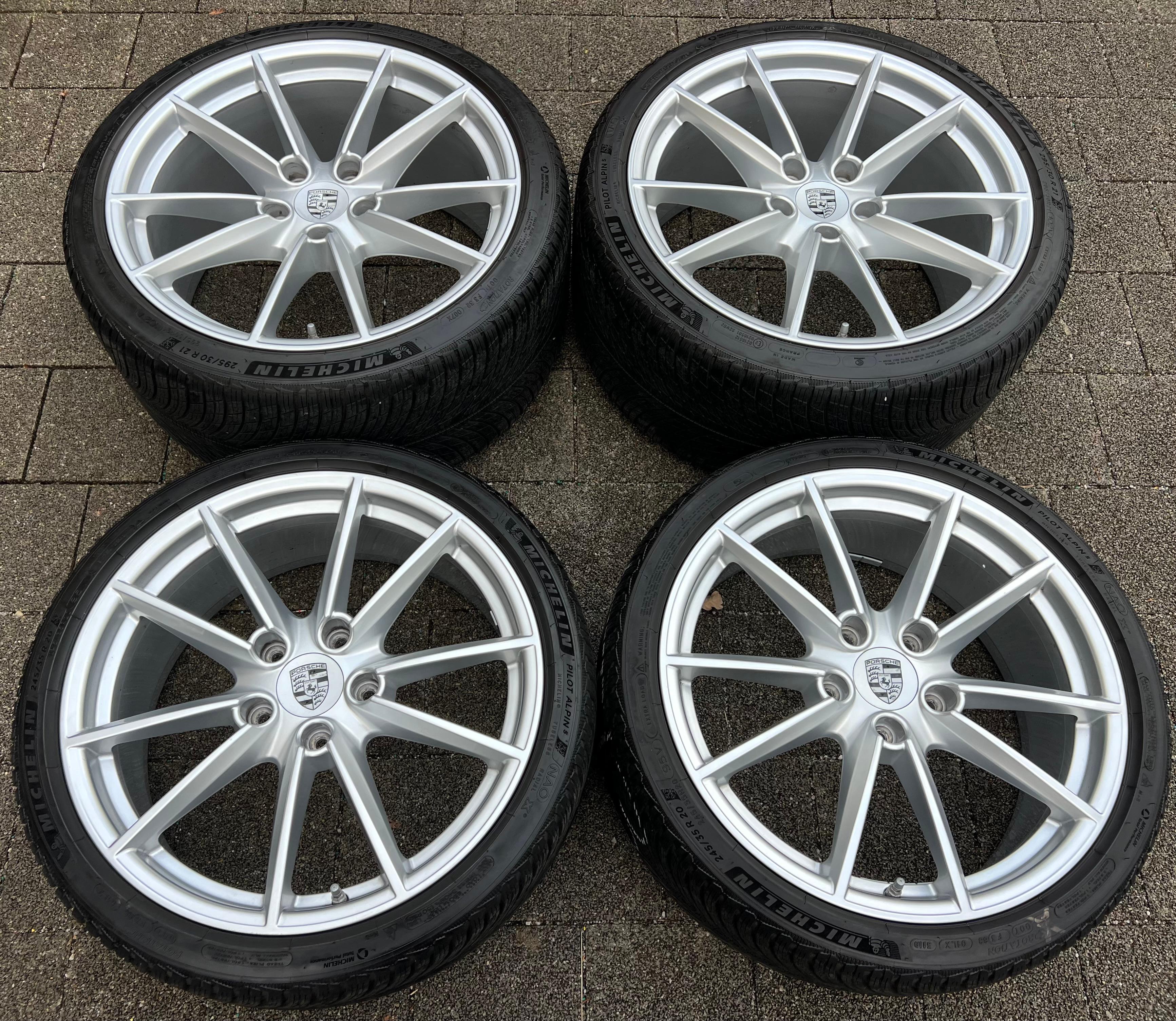4 ORIGINAL 20" 21" ALU WINTERRÄDER PORSCHE 911 992 992601025C 992601025D RDKS