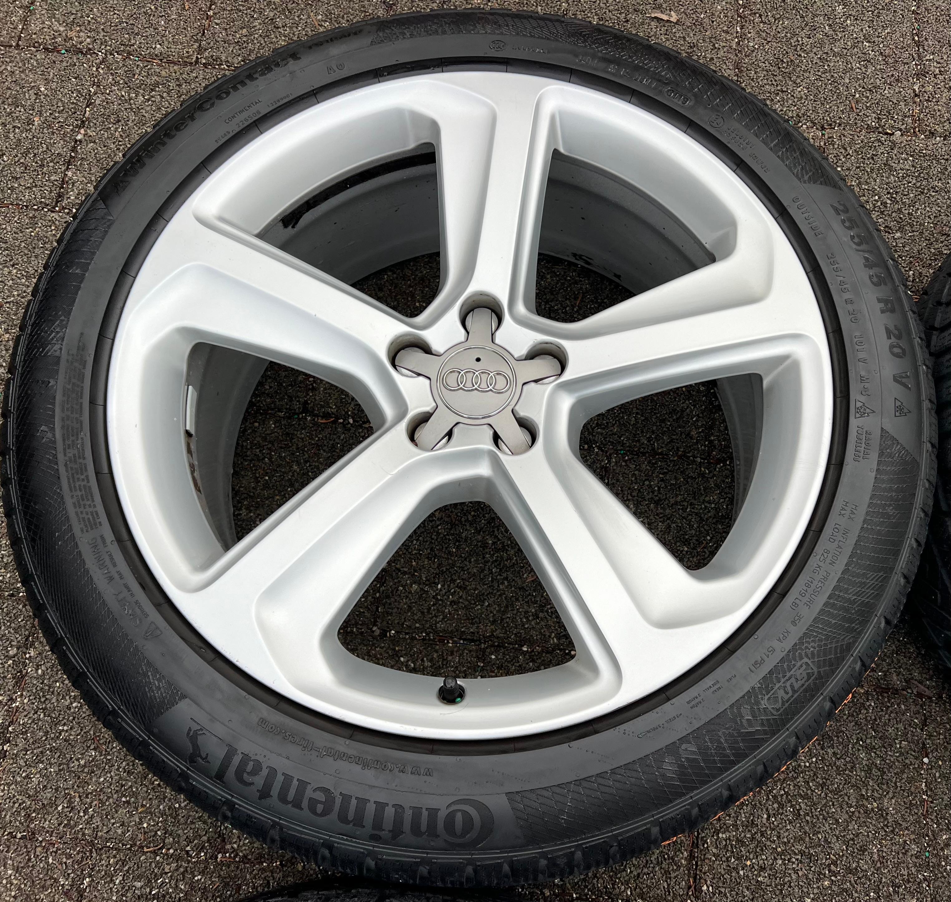 4 ORIGINAL 20" ALU WINTERRÄDER AUDI Q5 SQ5 8R 255/45R20 101V 8R0601025CJ