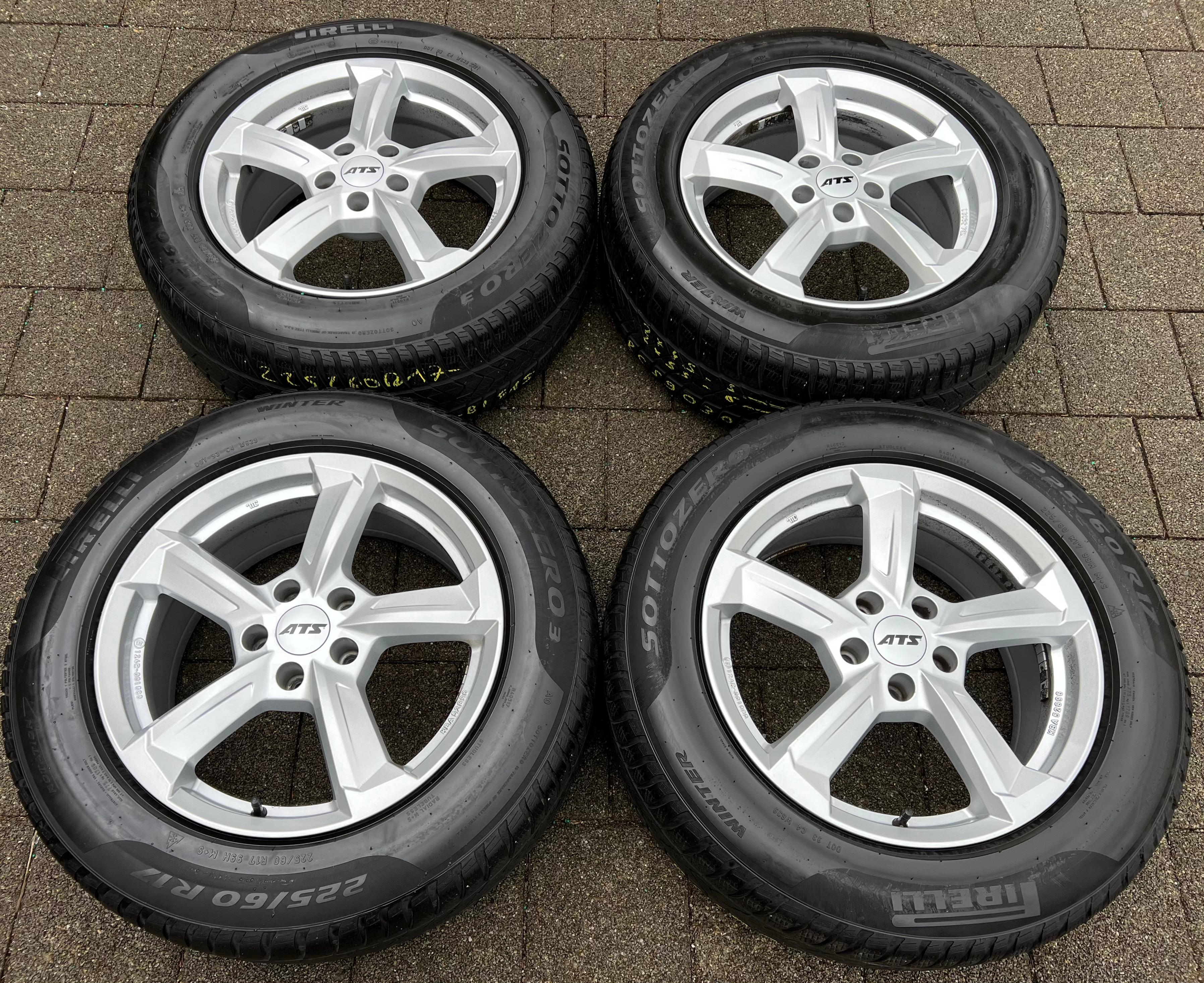 4 ALU WINTERRÄDER AUDI A6 C8 F2 225/60R17 99H PIRELLI 2021 FREIHAUS