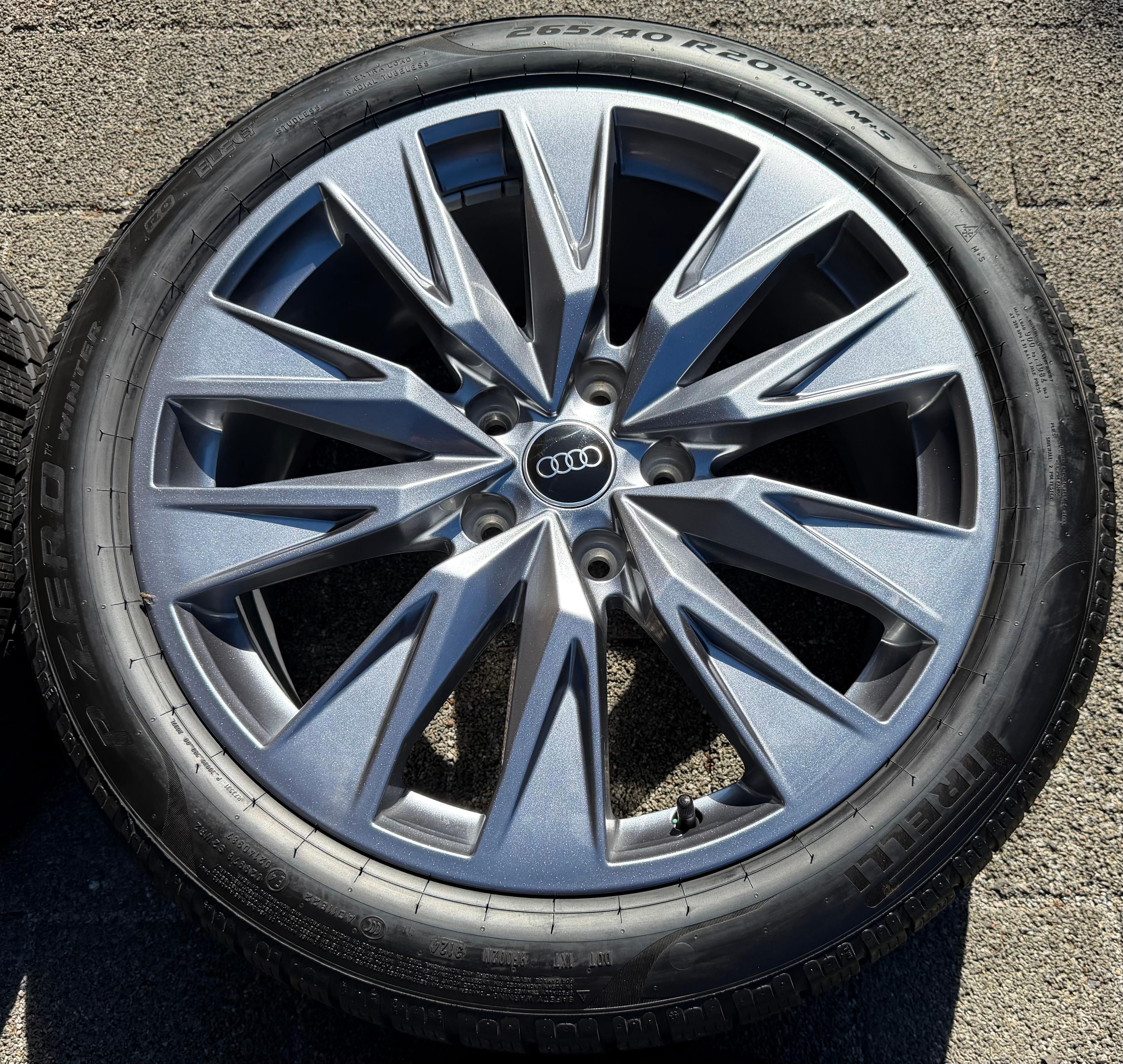 4 ORIGINAL 20" ALU WINTERRÄDER AUDI A6 S6 E-TRON GH5 GHA 85E601025B 85E601025C 2024