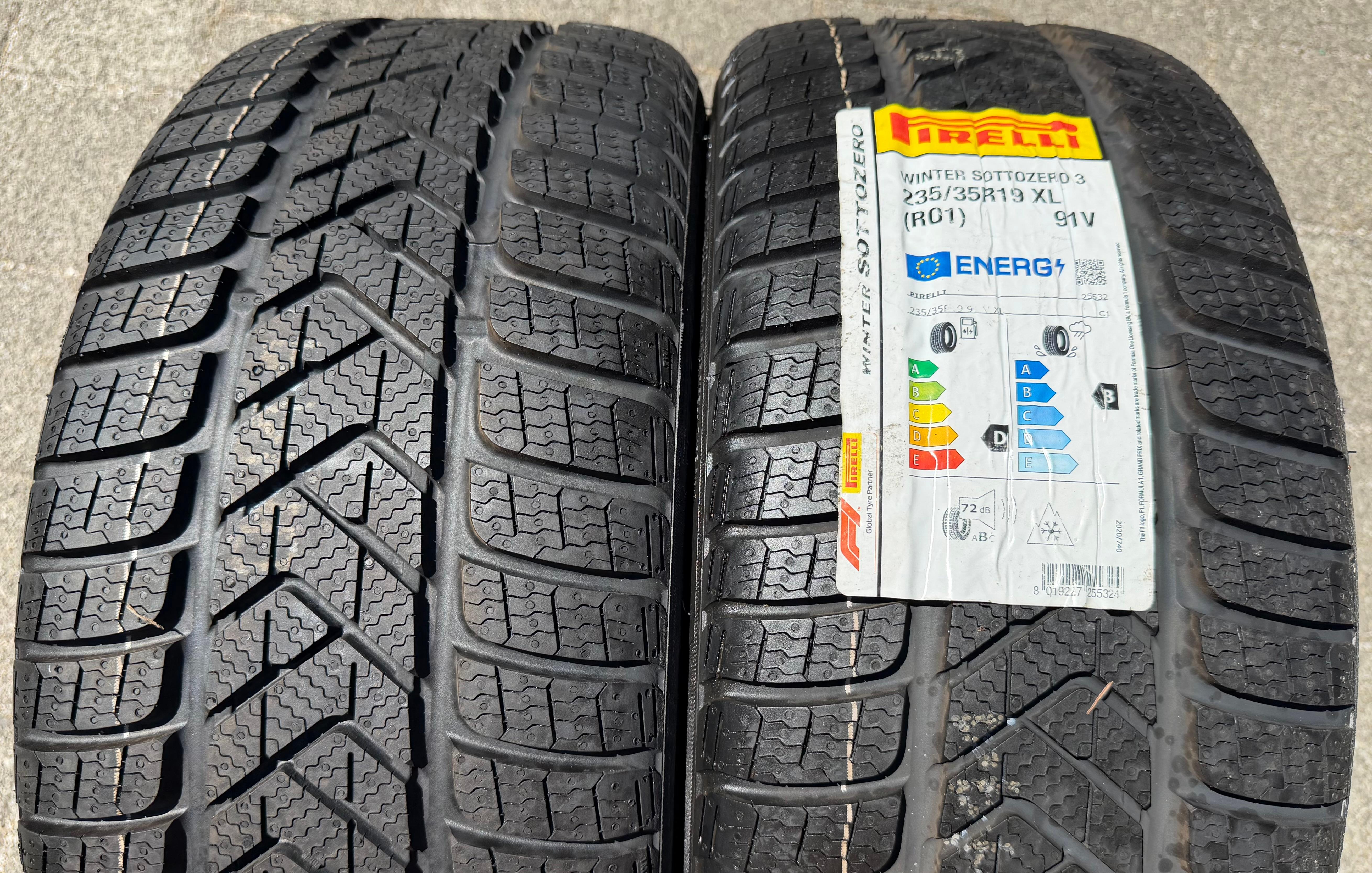 2 x 235/35R19 91V Winterreifen Pirelli Sottozero 3 NEU 2023
