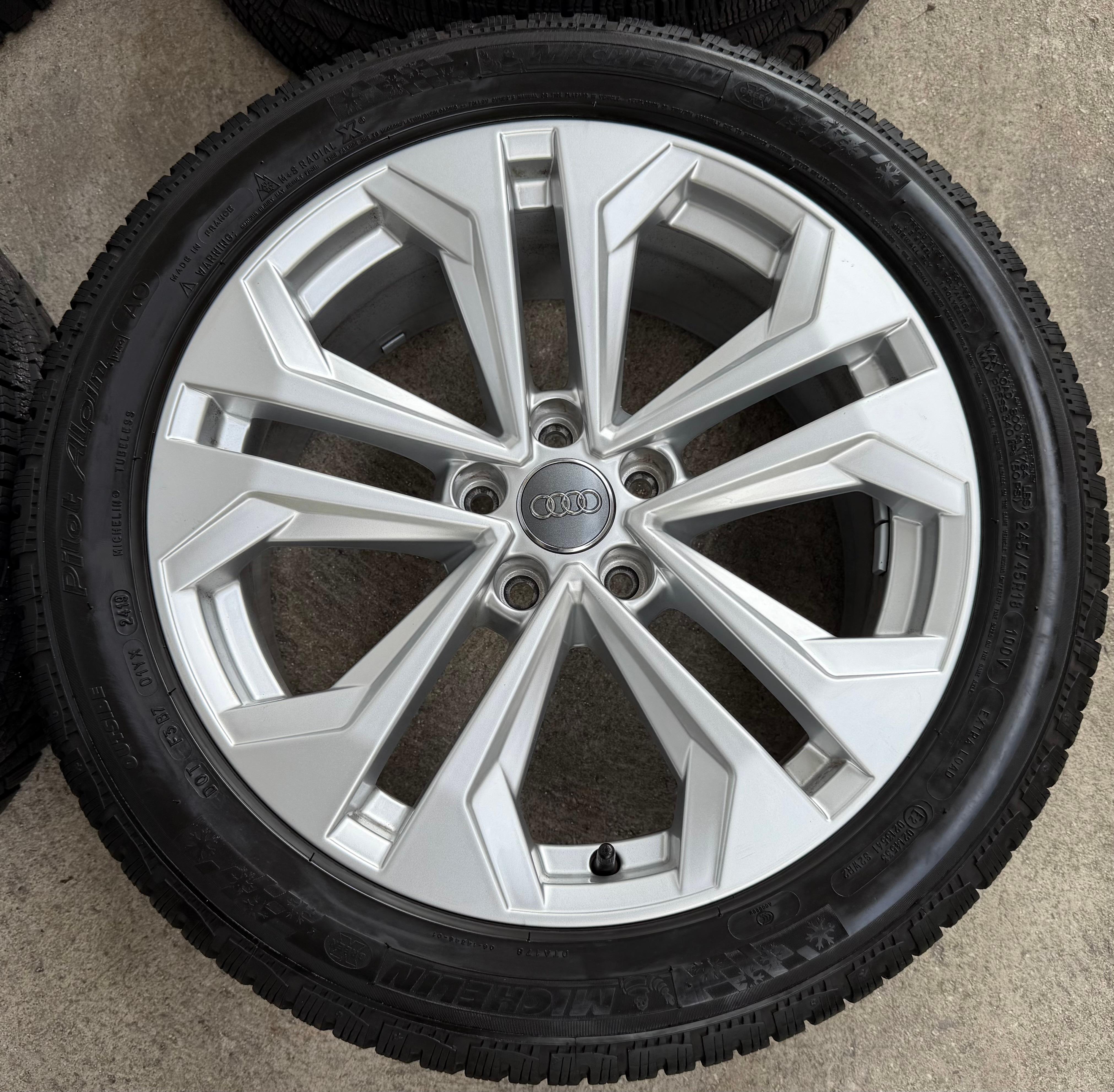 4 Original 18" Alu Winterräder Audi A4 Allroad 8W B9 8W9601025L 245/45R18 100V
